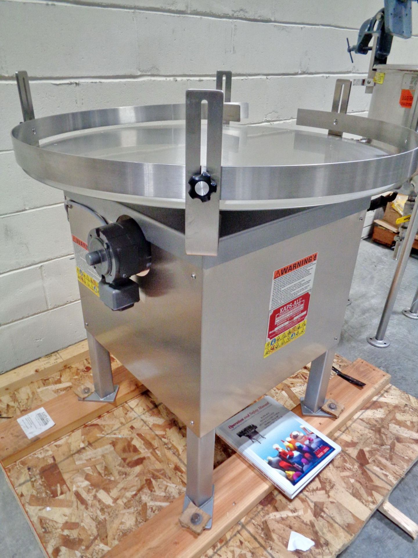 UNUSED Kaps All 36" SS Rotary Accumulating Table, Model FS-A-36, S/N 7996 - Image 3 of 6