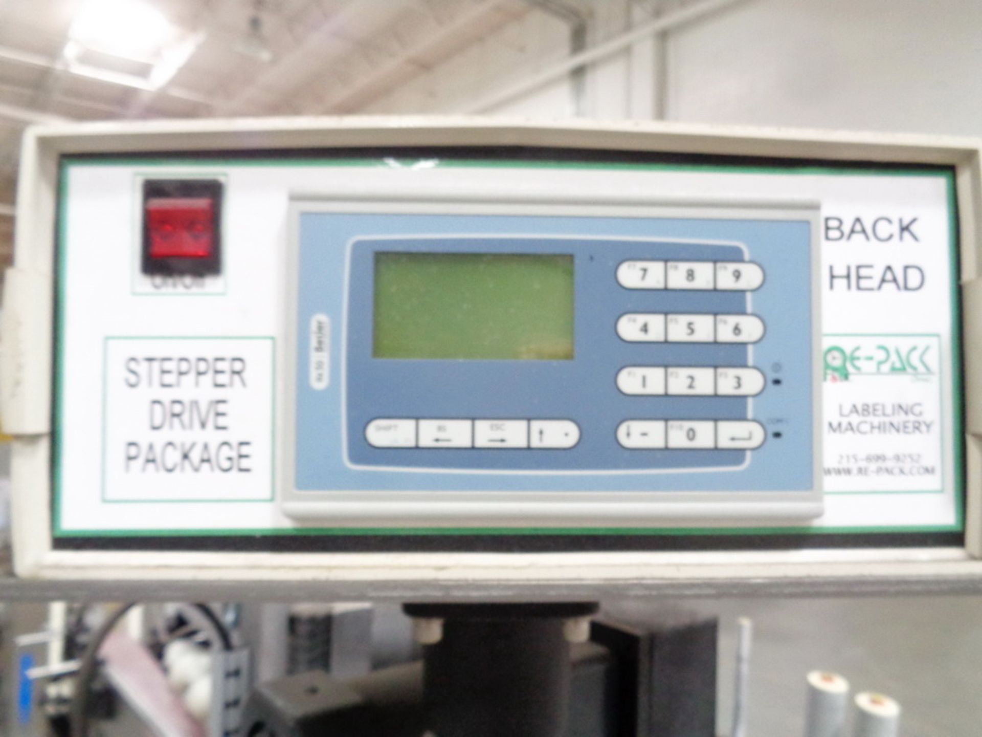 PE-Pack Double Sided Pressure Sensitive Wrap Labeler with conveyor. - Image 6 of 8