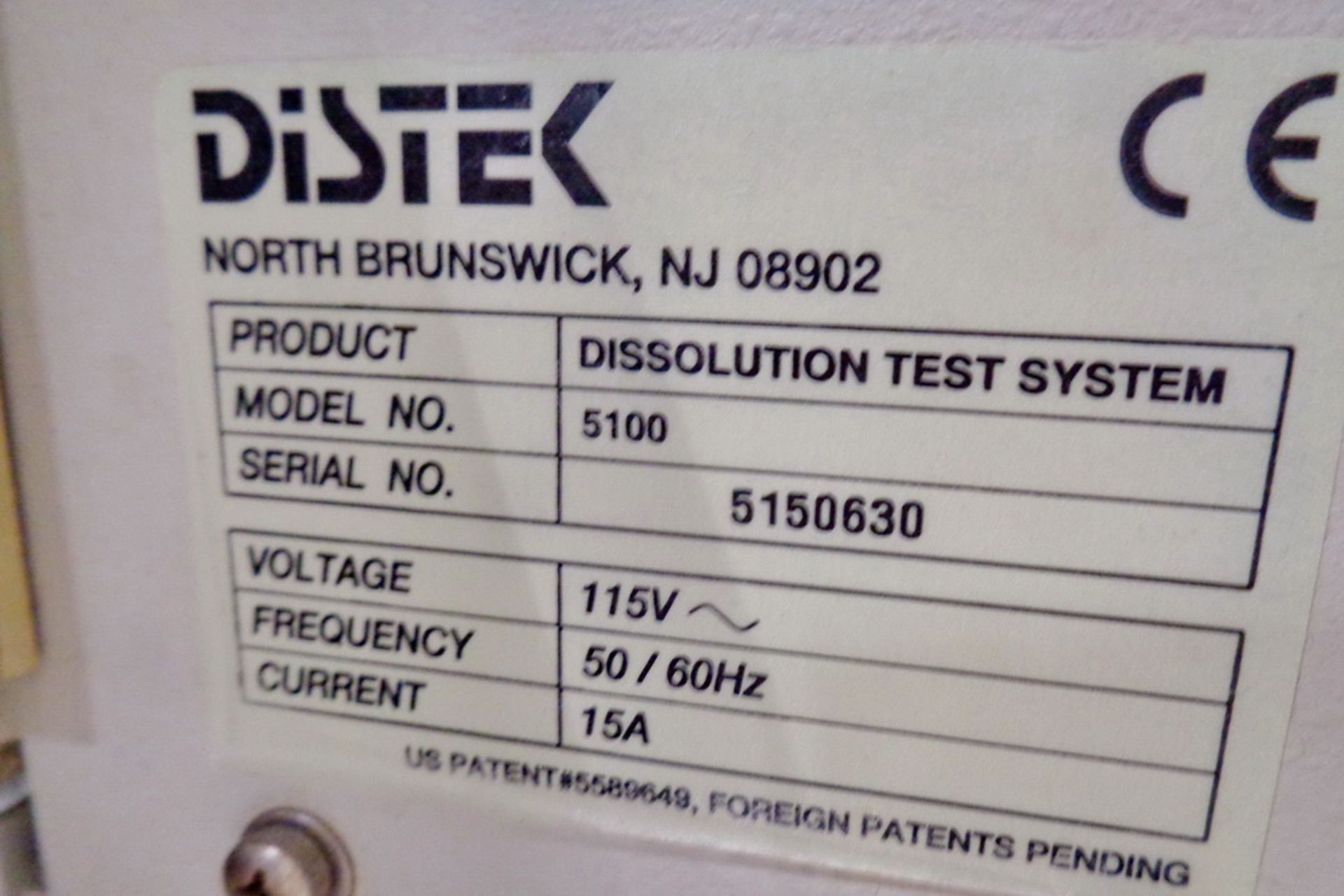 Distek Dissolution Apparatus, Model Premier 5100 - Image 3 of 3