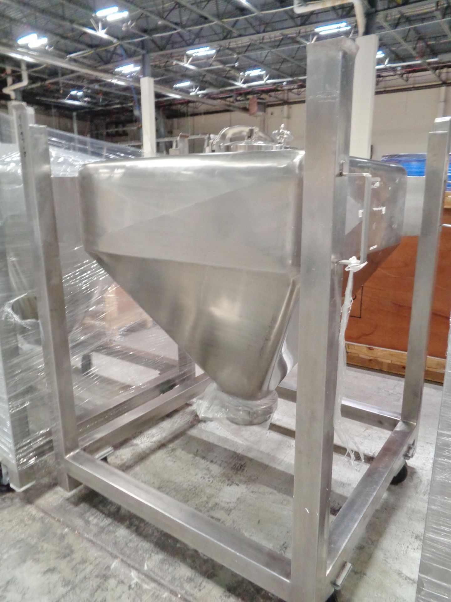 SS Powder Tote, 500 Liters, portable - Image 2 of 7