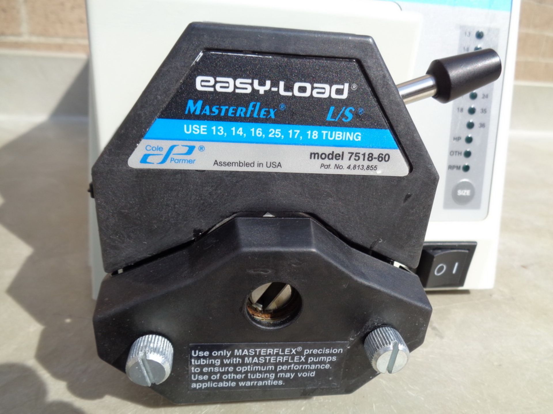 Cole Parmer Masterflex L/S Easy-Load Pump, Model 7518-60 - Image 2 of 3