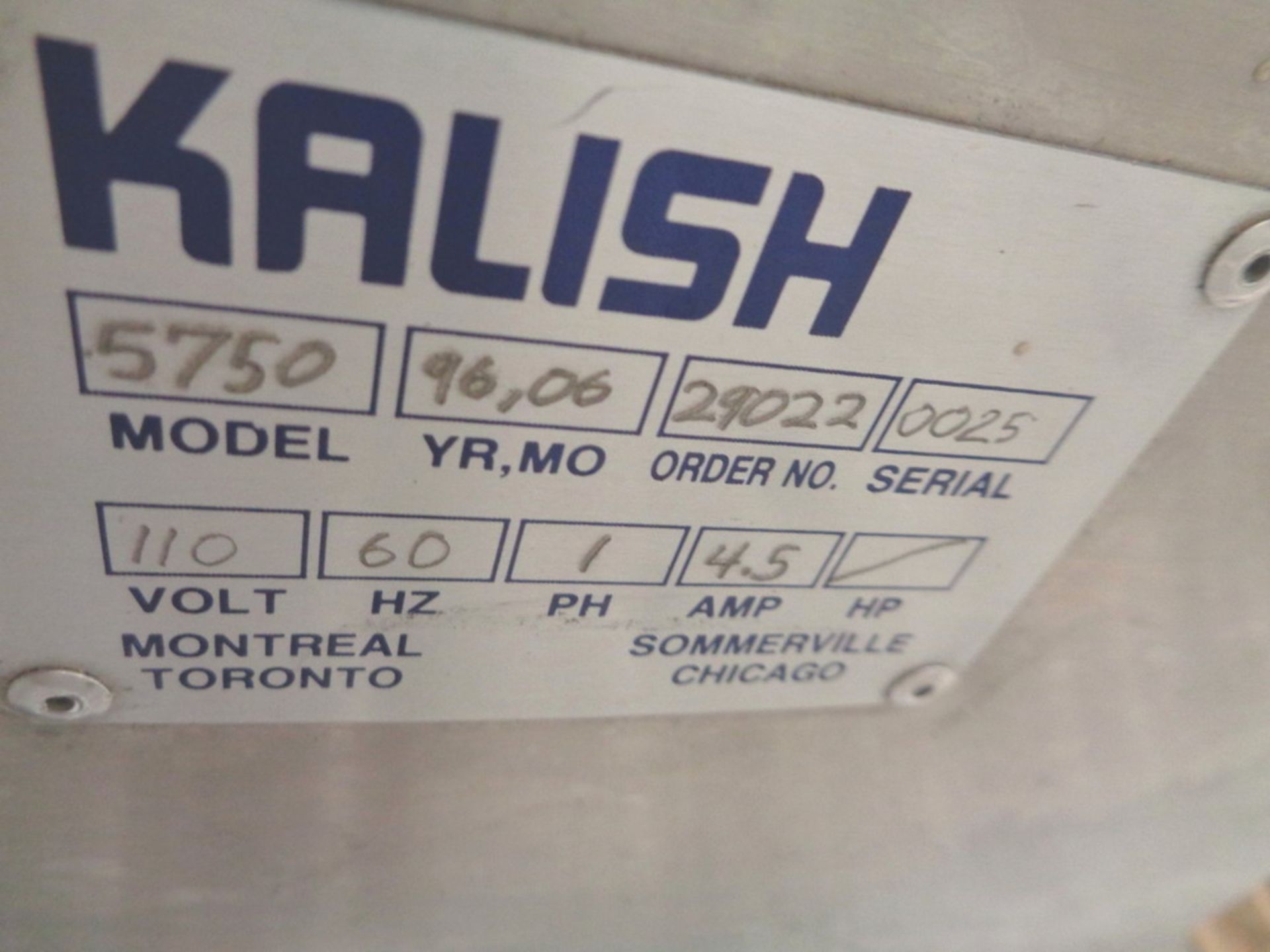 Kalish Automatic Cap Tightener/Torquing machine, Model Torqit - Image 7 of 7