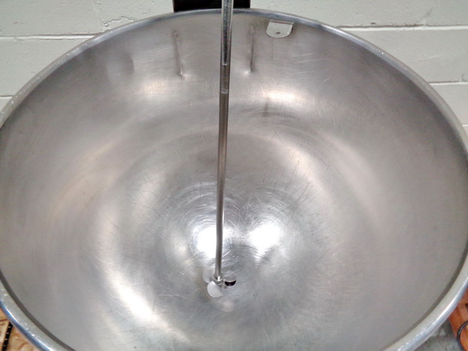Groen 20 Gallon SS Jacketed Mixing Kettle, Model F20, S/N 33795 - Image 5 of 6