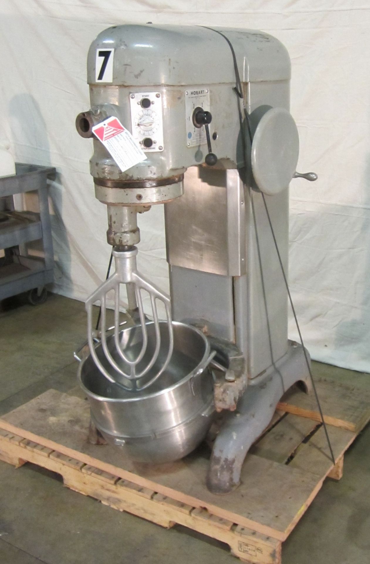 Hobart 60 quart SS Planetary Mixer, Model H-600T. With SS Bowl and Beater