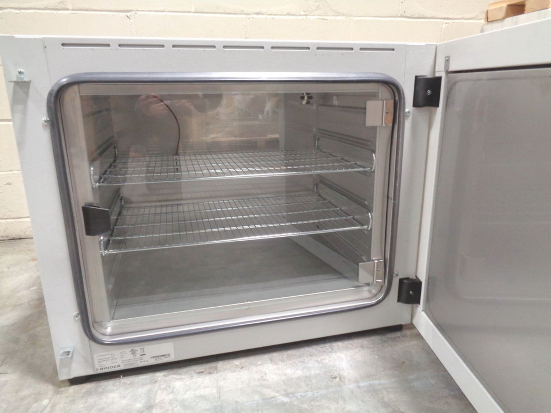 Binder Single Door Oven, S/N 06-00173 approximately 30"x30"x30"H - Image 2 of 3