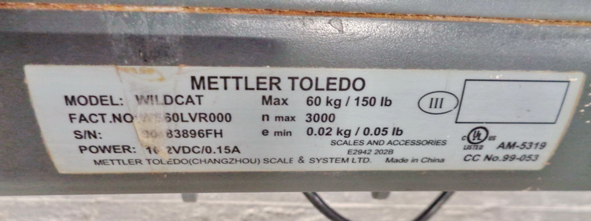 Metler Toledo 60kg x 0.01kg, Digital Platform Scale - Image 3 of 3