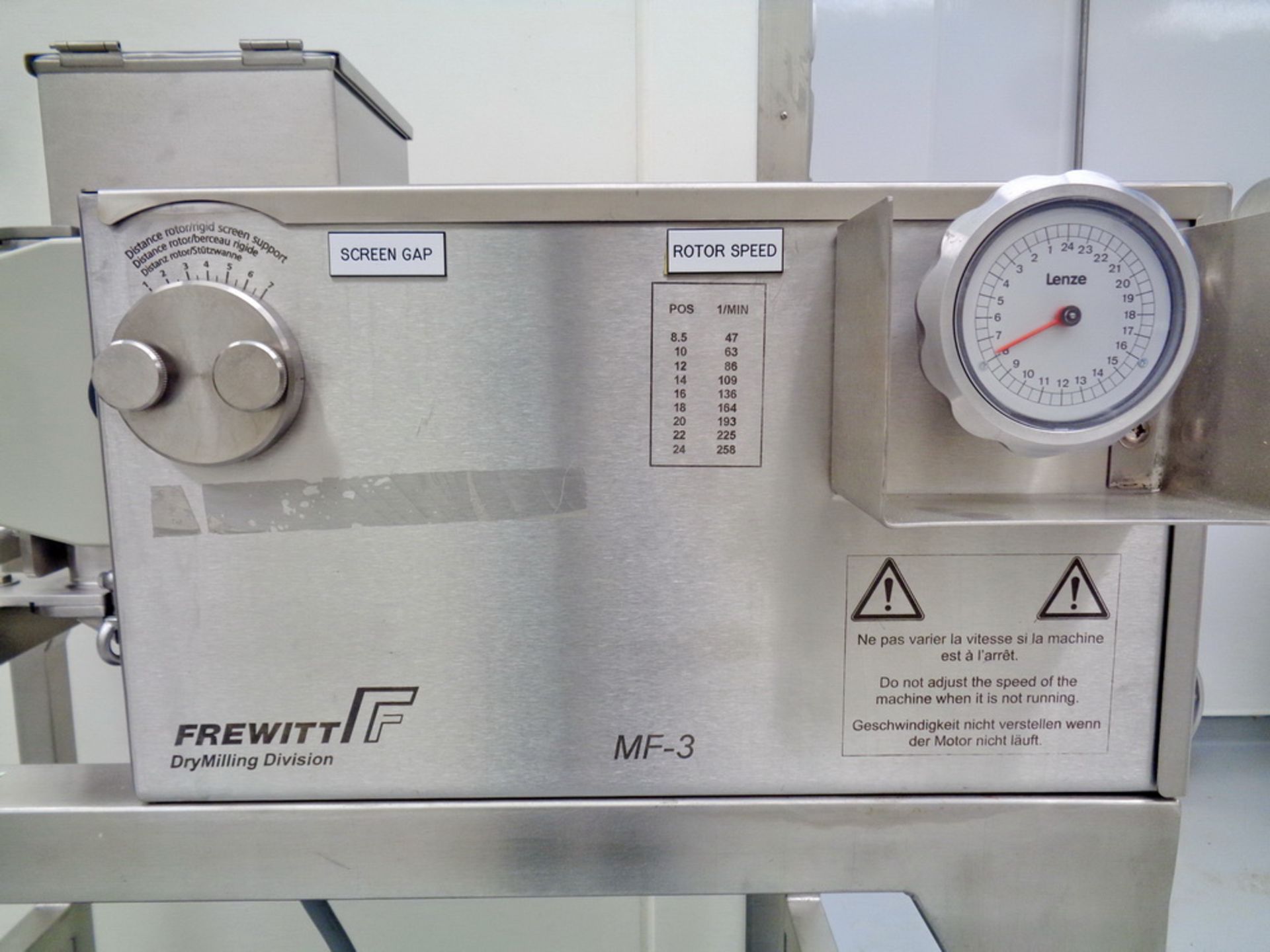 UNUSED Frewitt Stainless Steel Oscillating Granulator, Model MF-3, S/N 08011021003 - Image 2 of 12