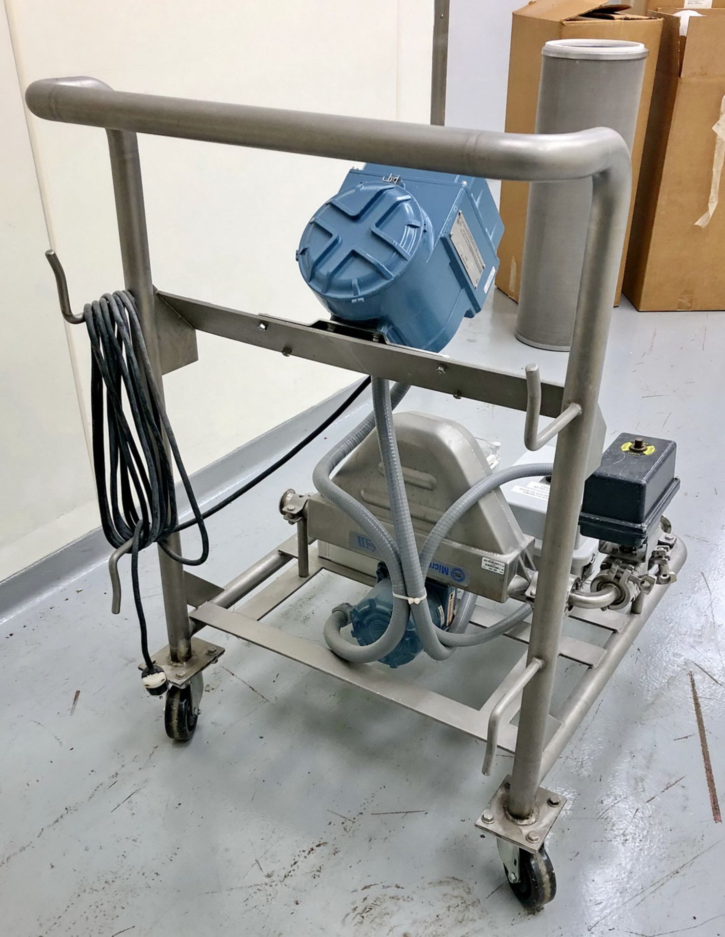 Micro Motion Liquid Flow Measurement Cart with printer - Image 4 of 4