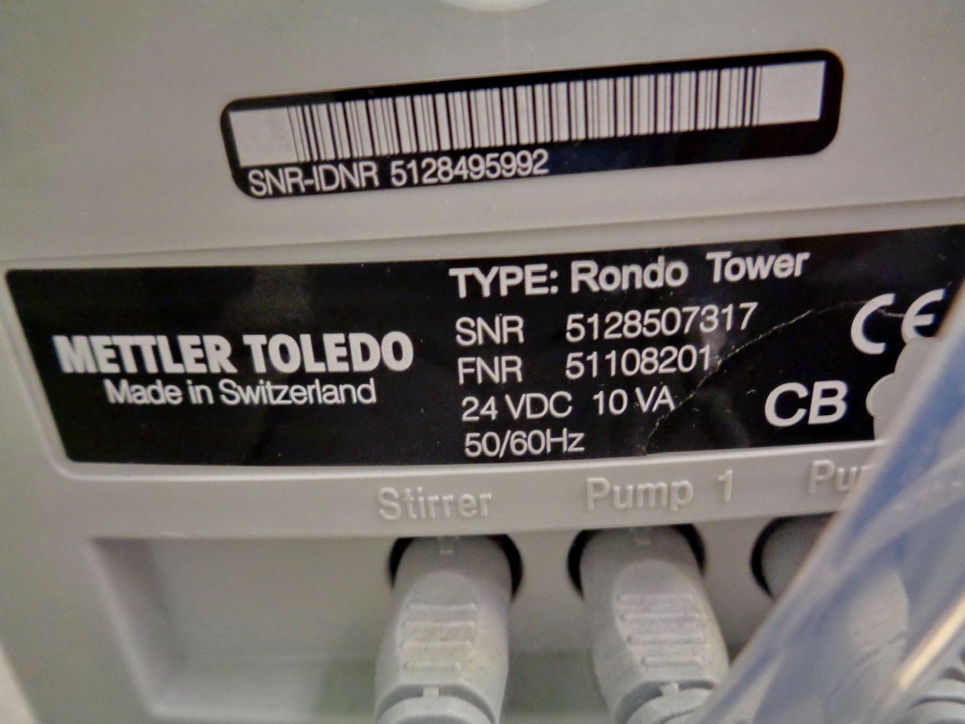 Mettler Toledo Rondo Tower Titrator with Compact Stirrer, S/N 5128507317 - Image 4 of 5