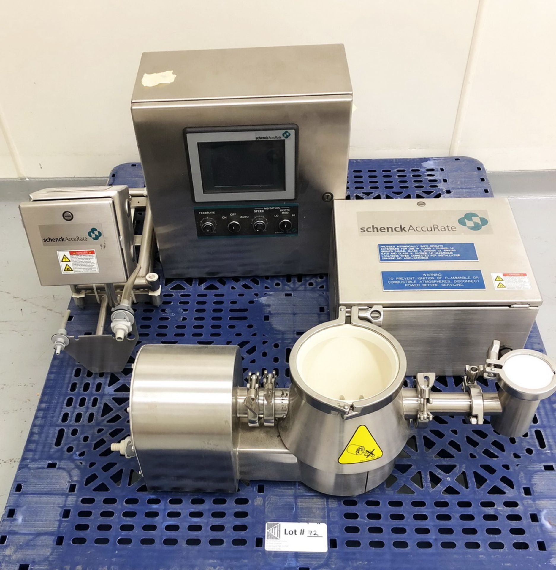 AccuRate (Schenck) Powder Feeding System, Model PF-ARG-3000