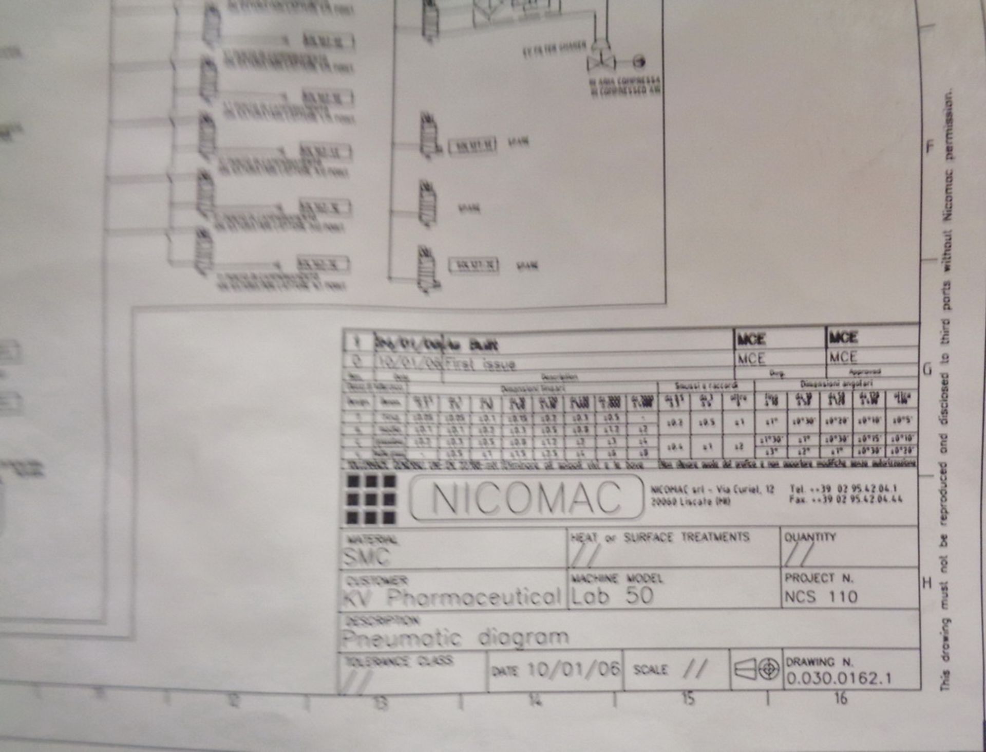 Nicomac Stainless Steel Tablet Coating Pan, Model Lab 50, S/N NCS 110/05, new 2005 - Image 13 of 18