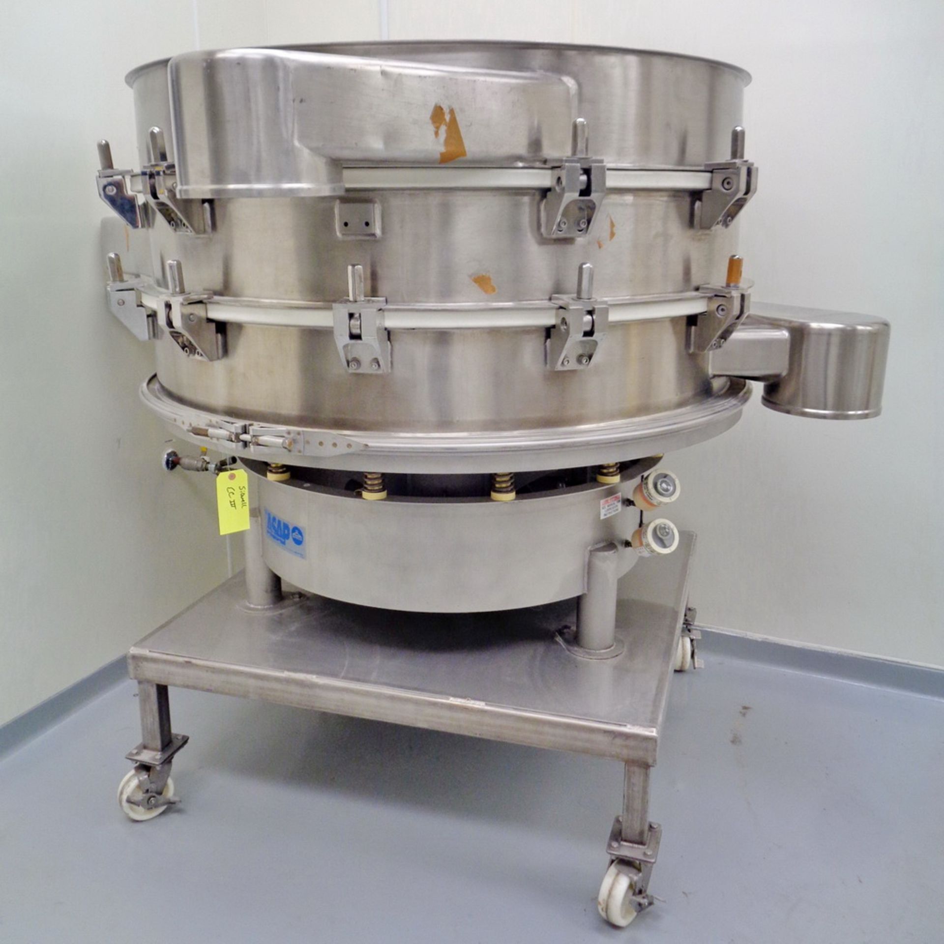 Sweco Stainless Steel 60" Sifter, Model SS60Y88A3P4SASDTLWC, S/N 323718-A05/06