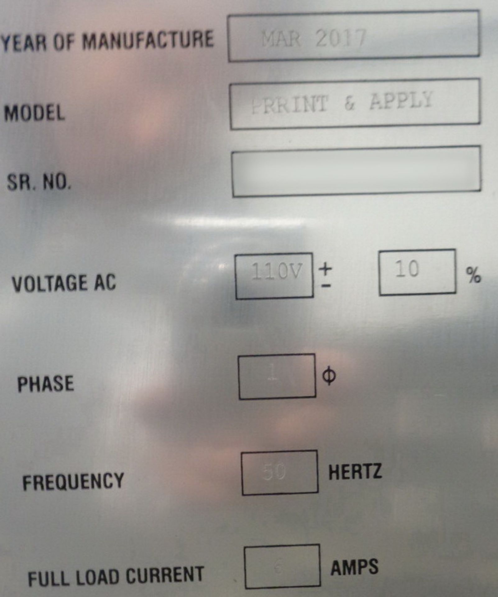 Unused Skanem Interlabels Print and Apply Labeler, new 2017 - Image 7 of 13