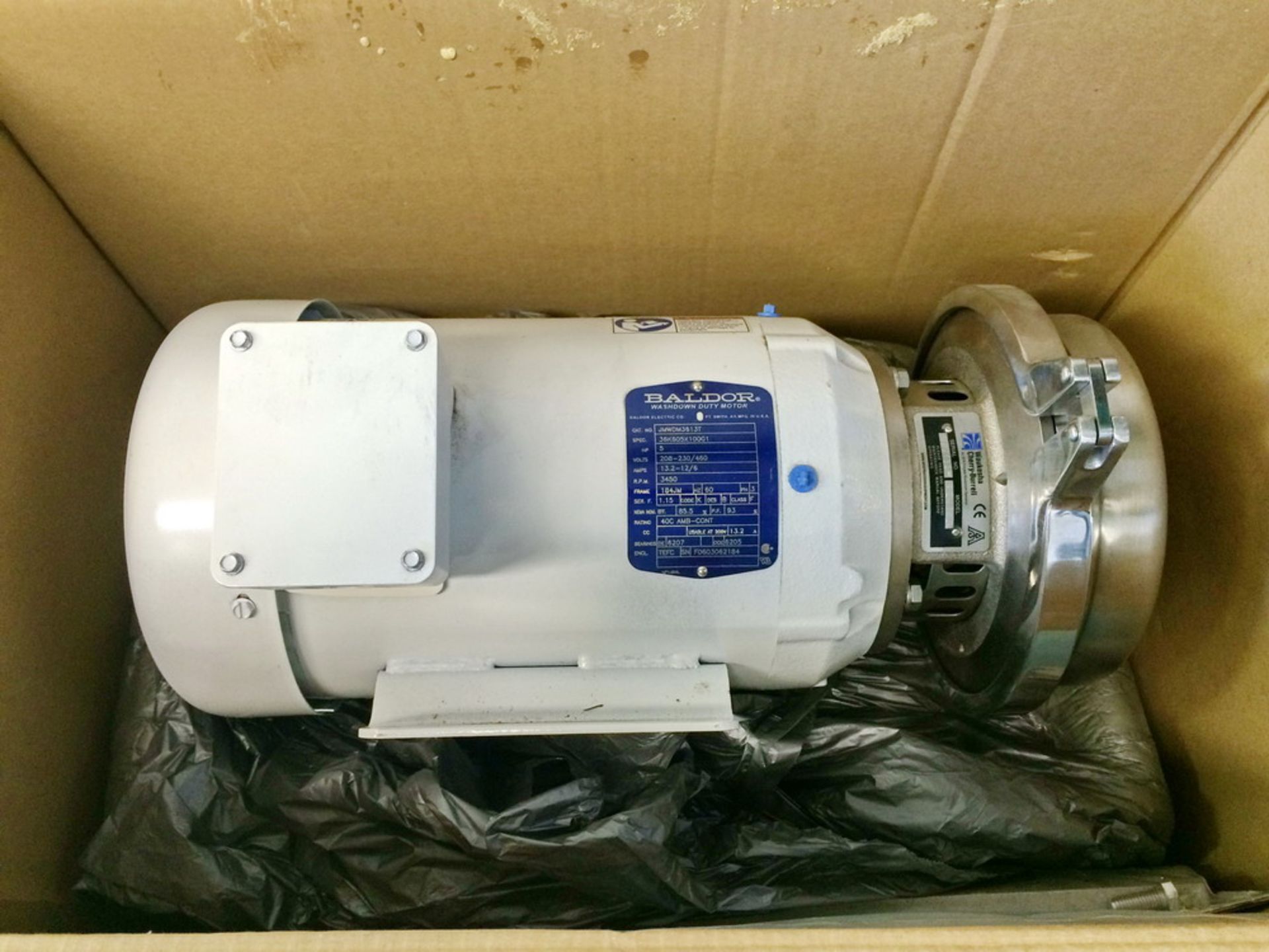 1-New/Unused Waukesha/Cherry Burrell Centrifugal Pump Model 062065LV, S/N 410731 - Image 3 of 6