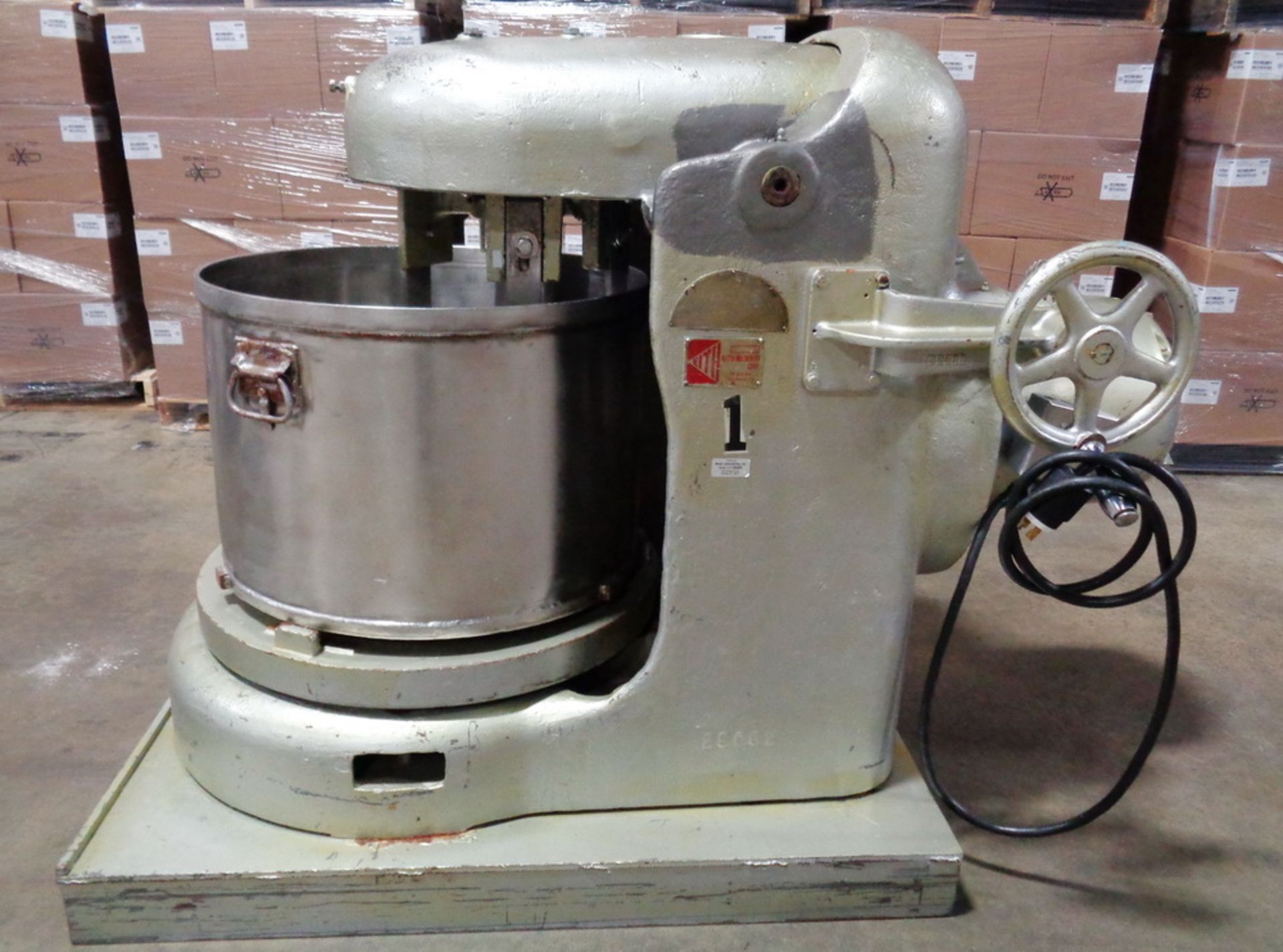 JH Day Single Motion 40 gallon SS Pony Mixer, S/N 74045