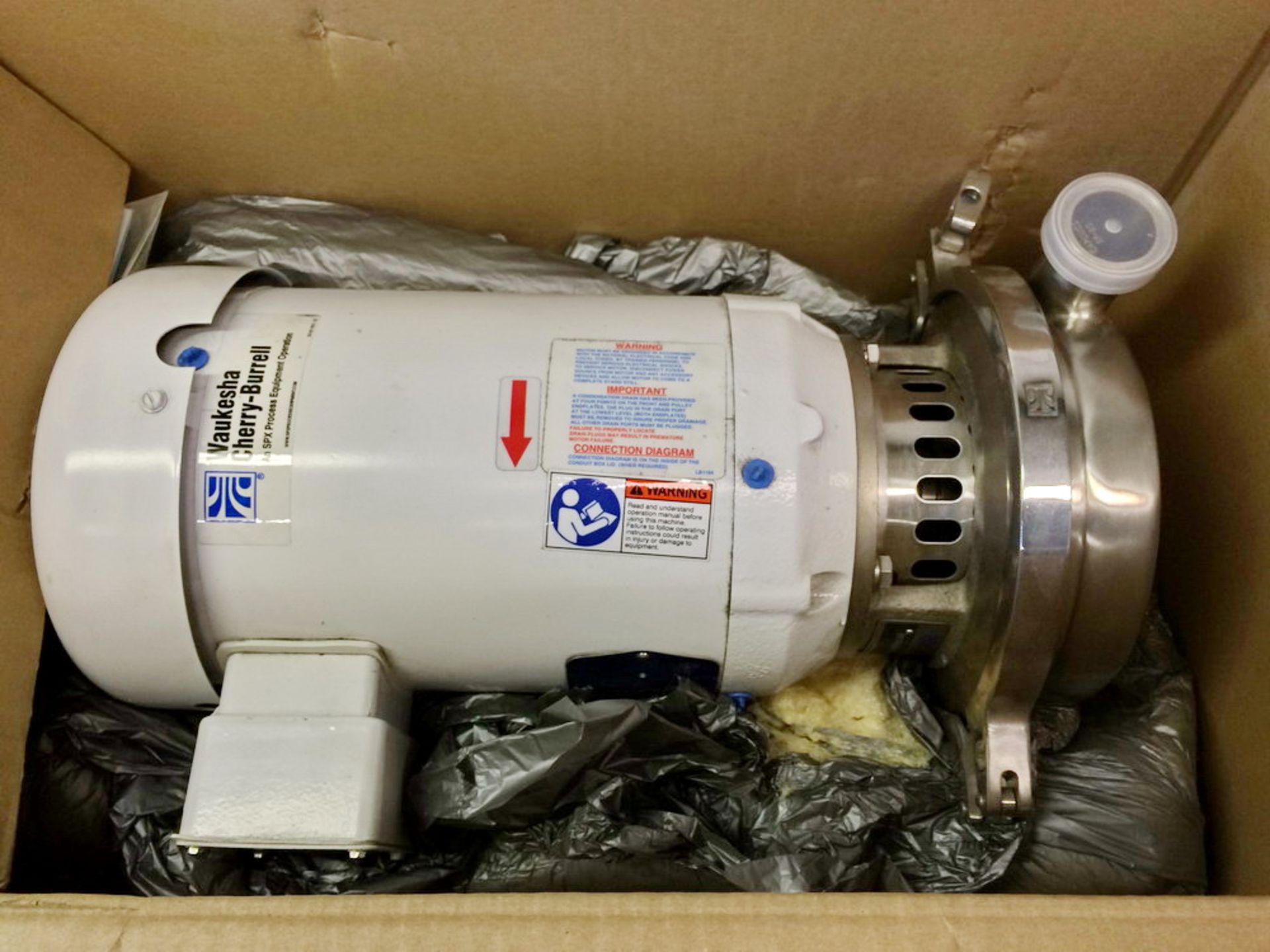 1-New/Unused Waukesha/Cherry Burrell Centrifugal Pump Model 062065LV, S/N 410730 - Image 2 of 6