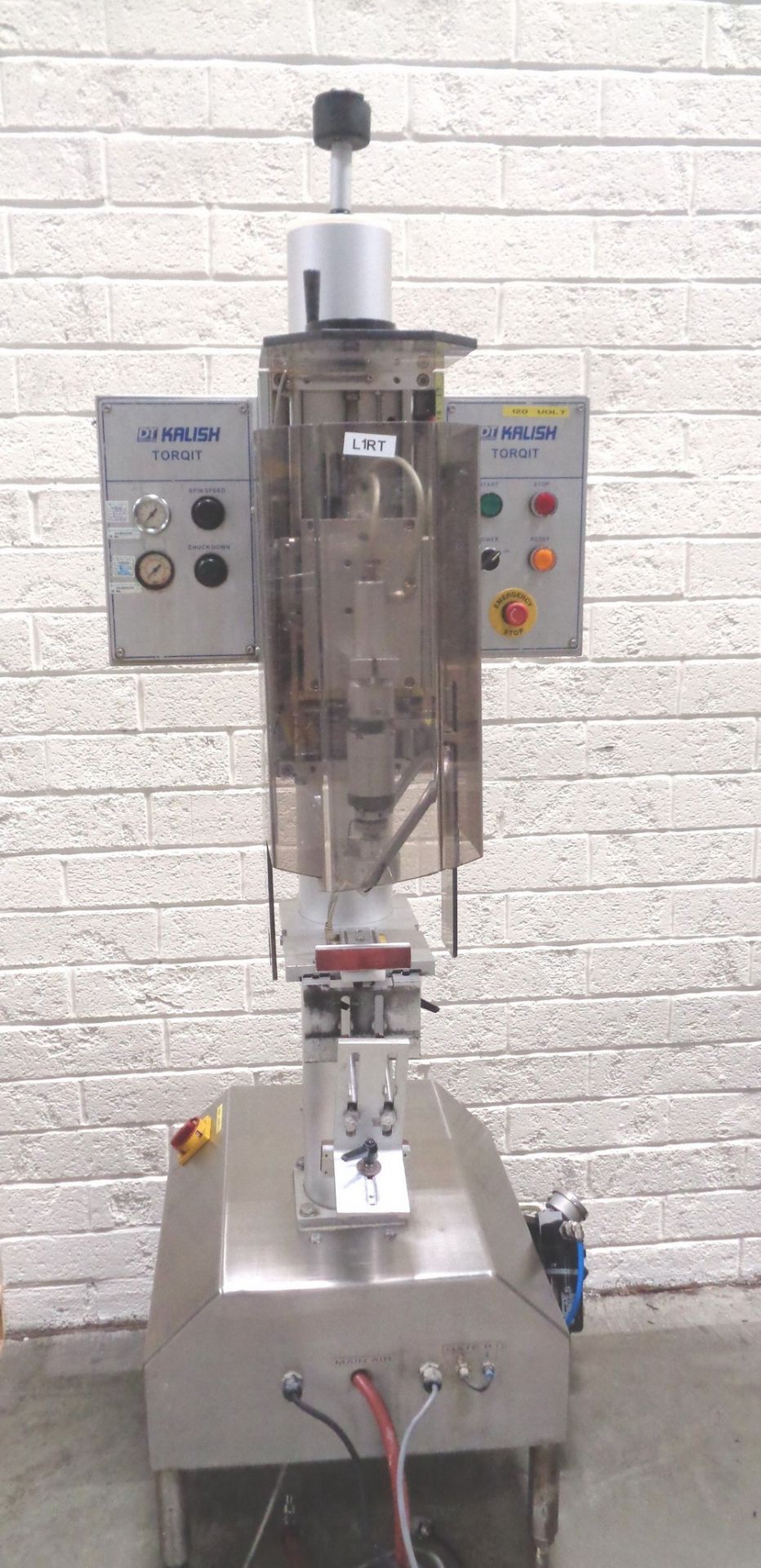 Kalish Automatic Cap Tightener/Torquing machine, Model Torqit