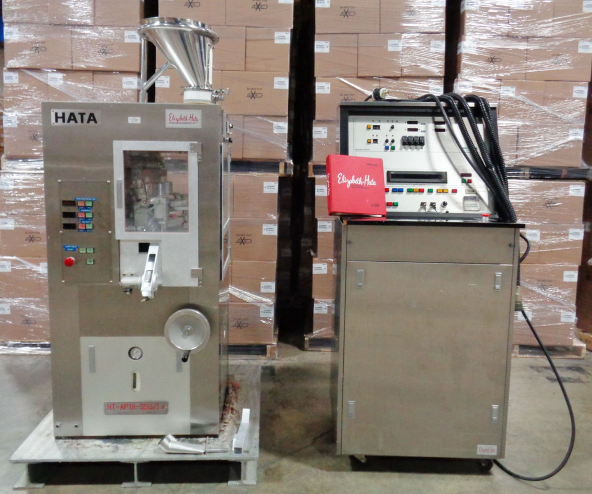 Elizabeth-Hata 18 Station Single Sided Rotary Tablet Press, Model HT-AP18-SSU/I.b, S/N EH0635