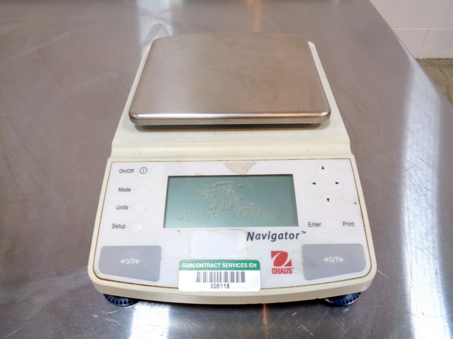 OHaus 2100 gram Digital Scale, Model N1B110, S/N 1119472182