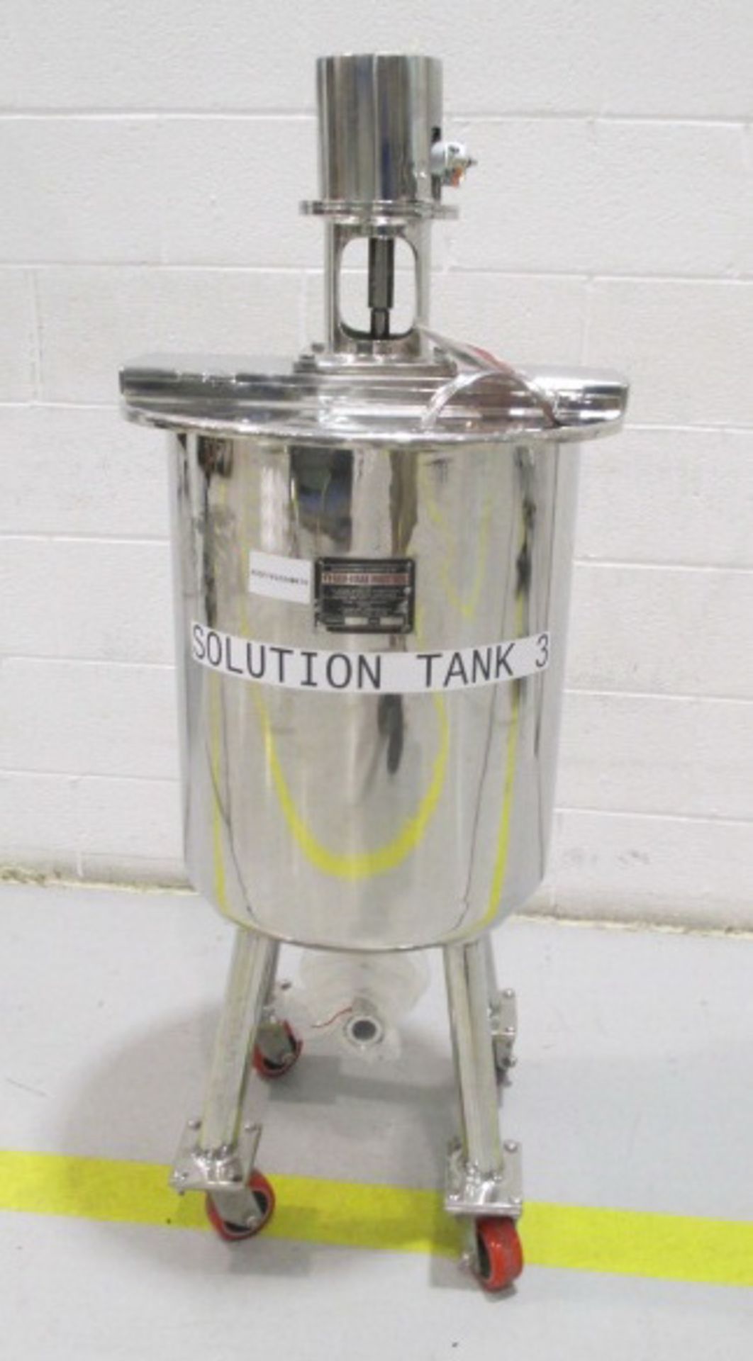 Sanitary 50 liter Portable SS Tank