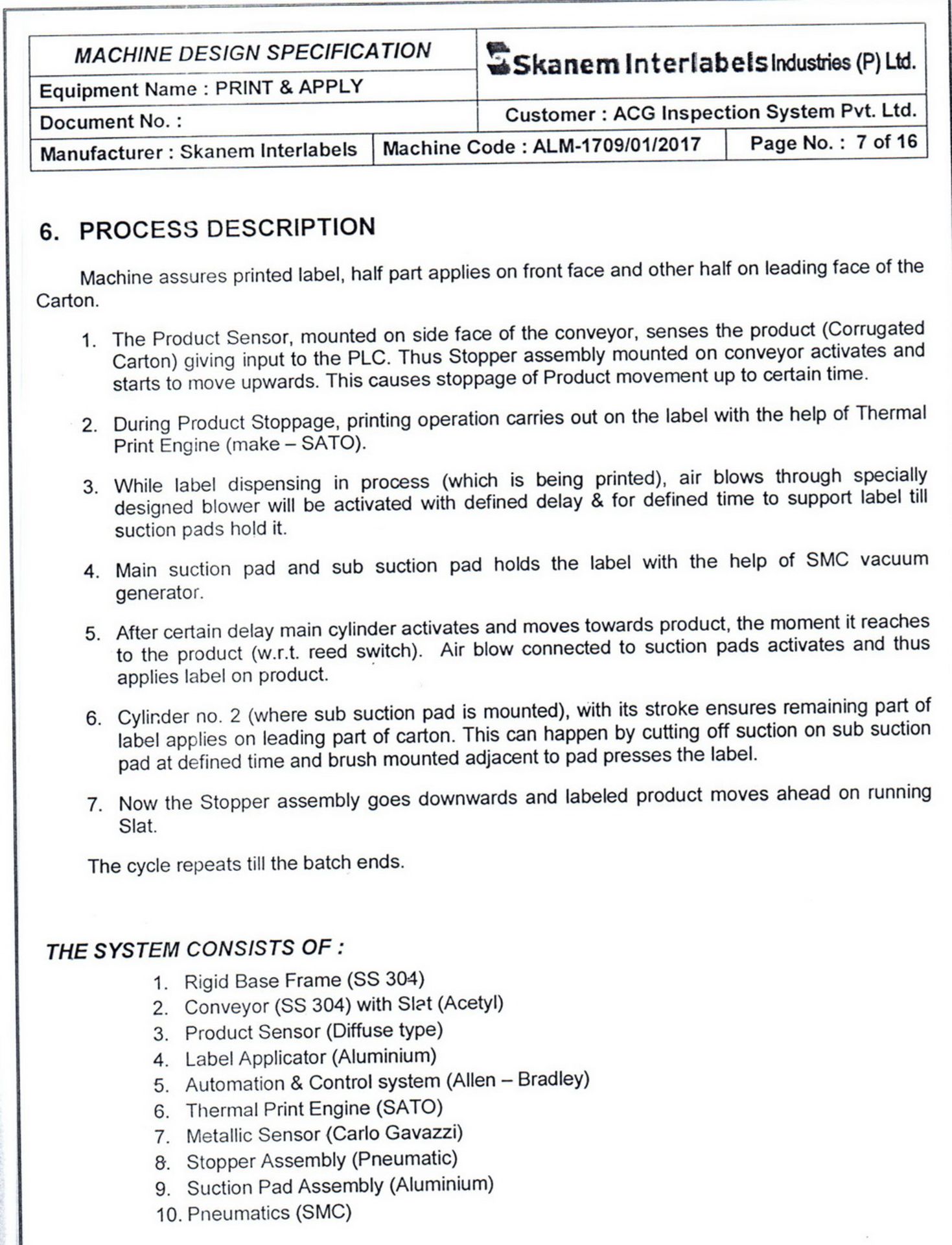 Unused Skanem Interlabels Print and Apply Labeler - Image 19 of 24