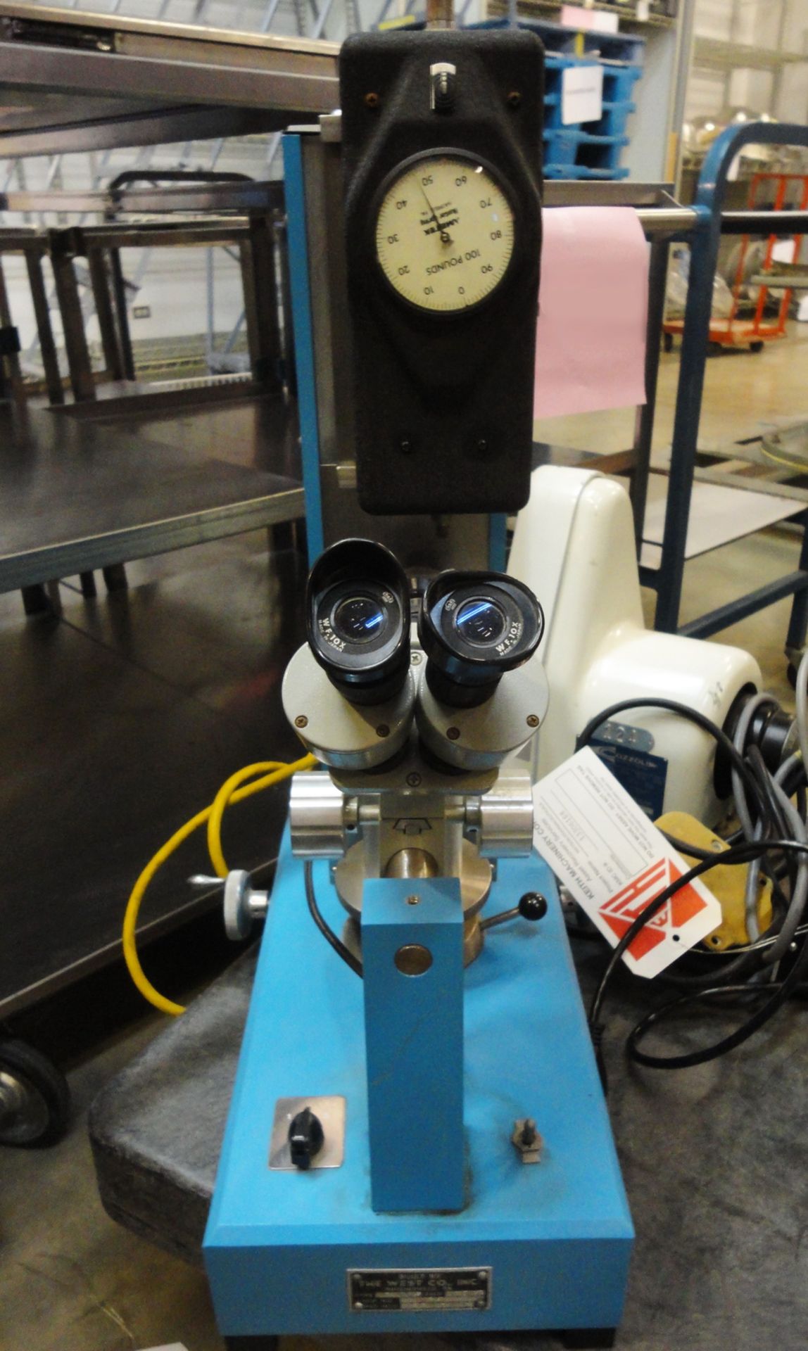 West Hardness Tester w/ illumination microscope