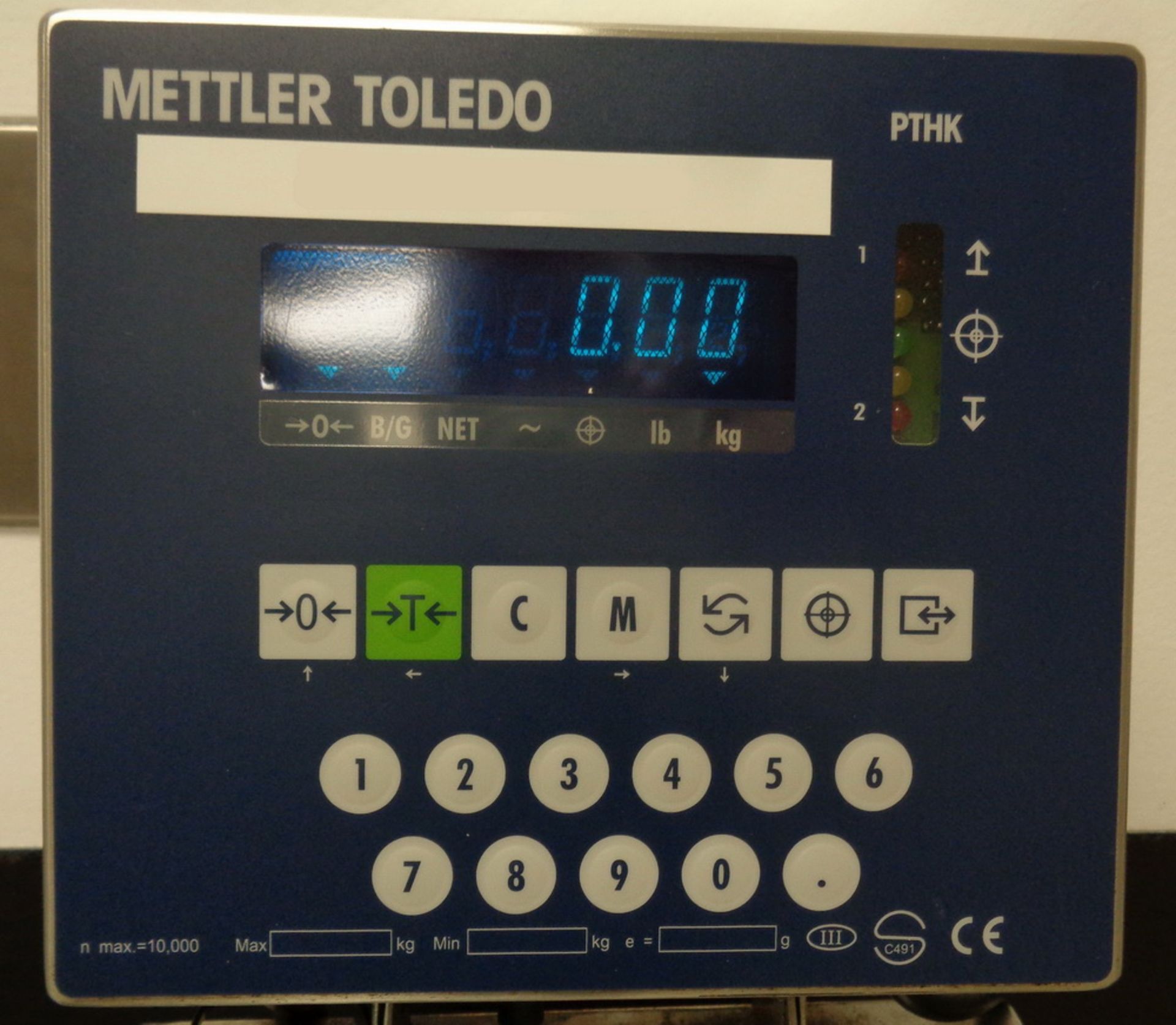 Mettler Toledo 100 kg Digital Platform Scale, Model PTHK - Image 2 of 4