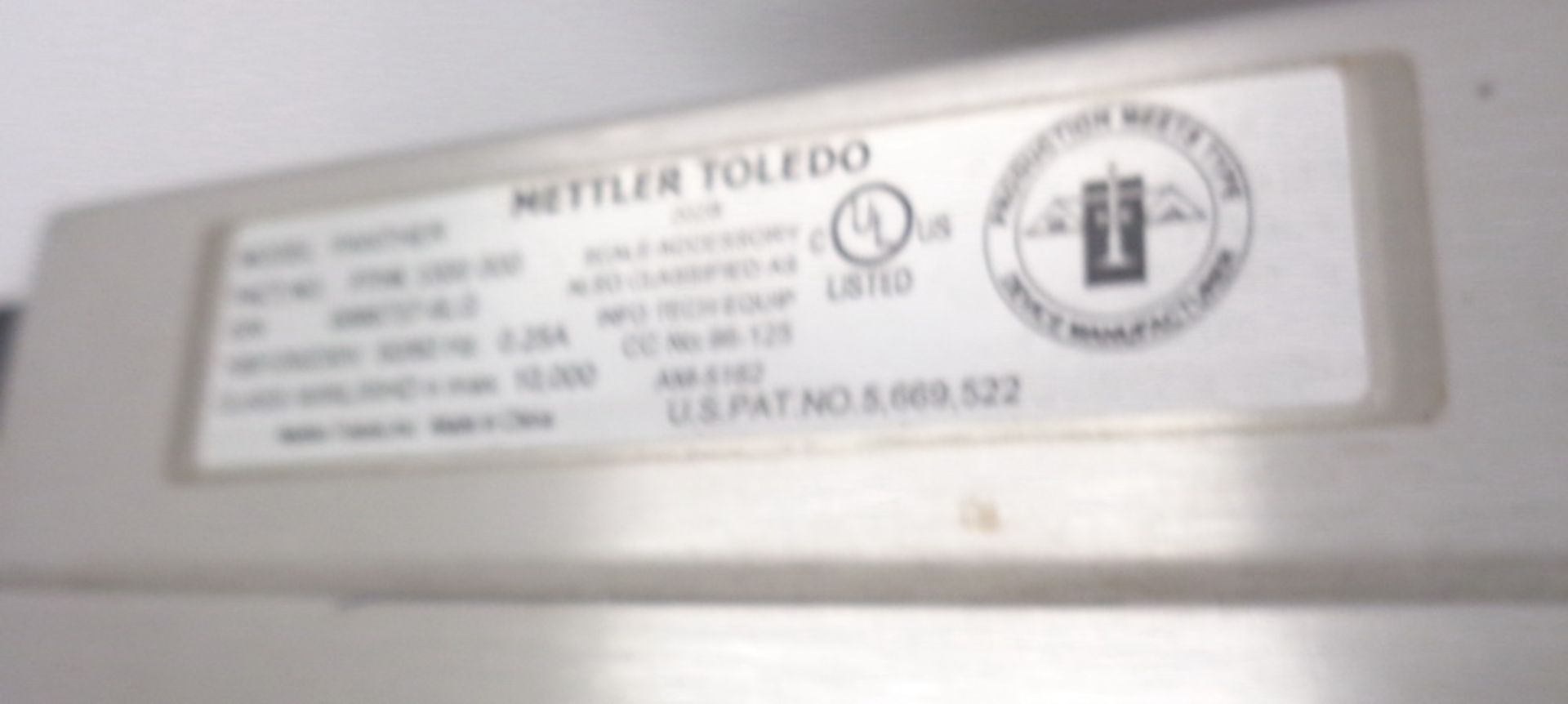 Mettler Toledo 100 kg Digital Platform Scale, Model PTHK - Image 4 of 4
