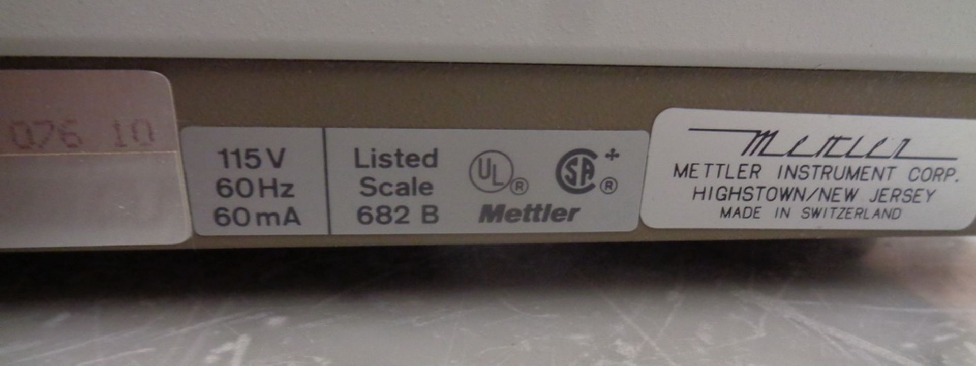 Mettler 30-160g Digital Balance, Model AE163, S/N F56612 - Image 3 of 3