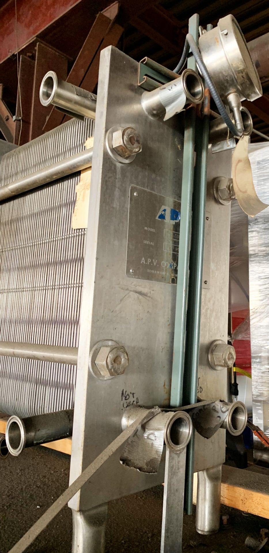 APV SS Plate Type Heat Exchanger, Model SR15 S - Image 3 of 5