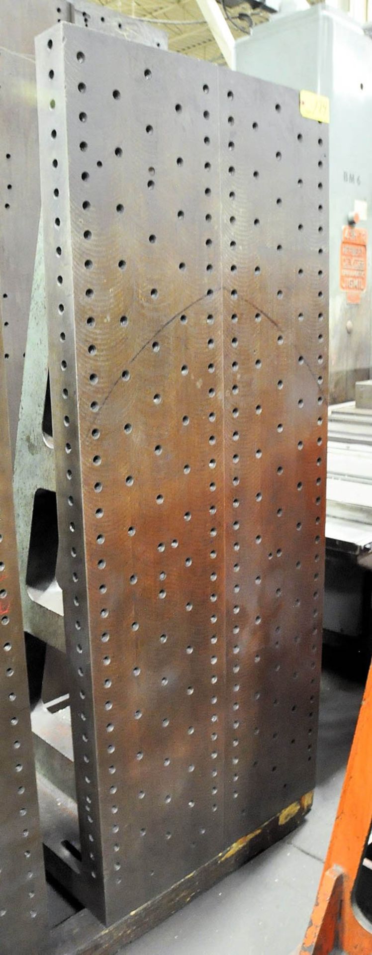 Pair of 15" x 72" x 29" Drilled and Tapped Angle Plates