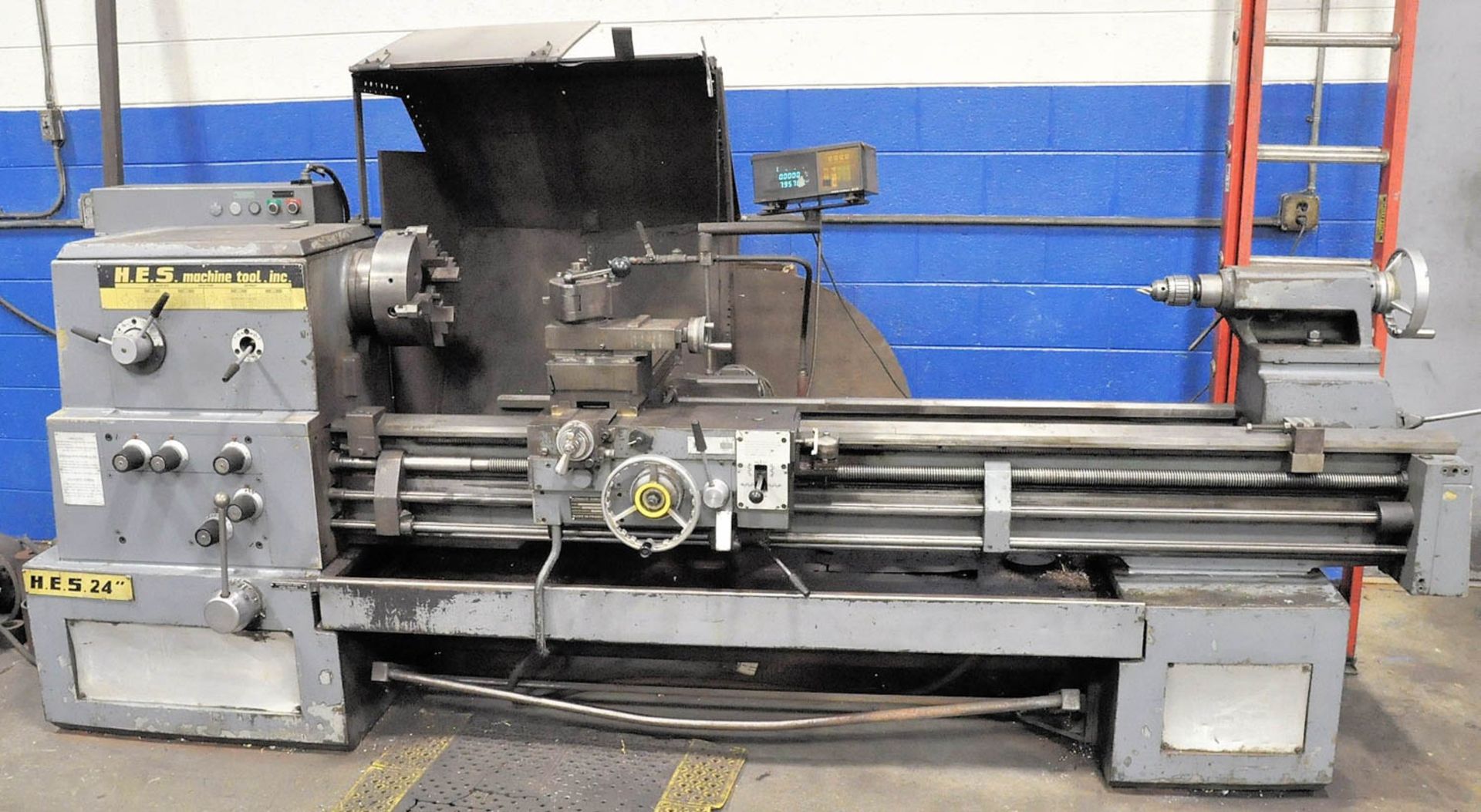 HES 24" x 80" x 16" Over Gap Capacity Geared Head Engine Lathe, with Quick Change Tool Post,
