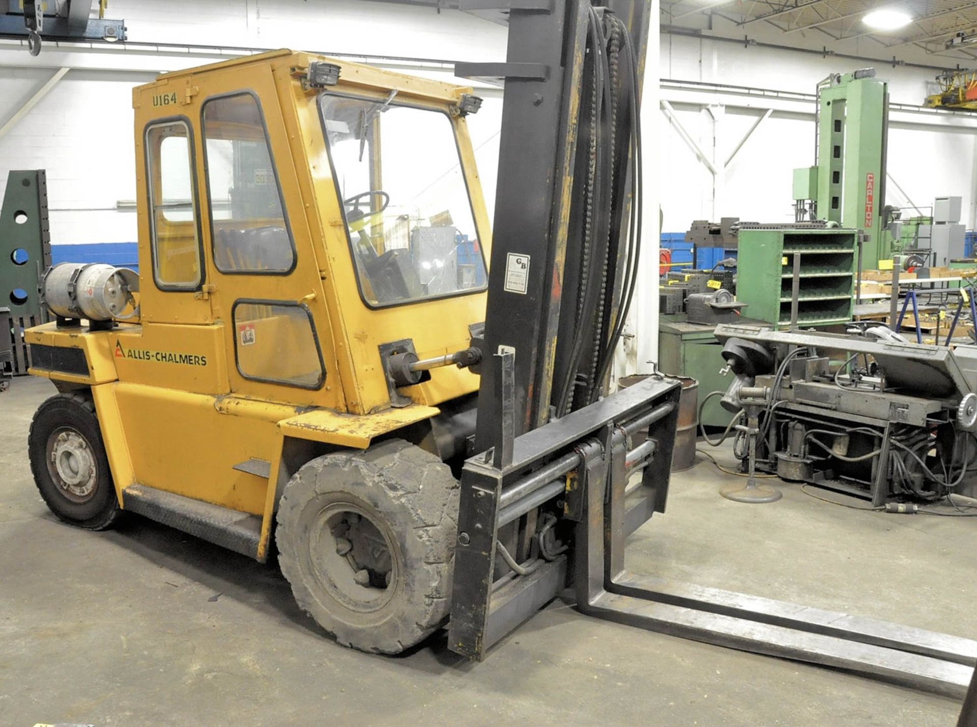 Allis Chalmers Mdl. ACP-150PS-SNGL Forklift Truck, 15,000 Lbs. x 144" Lift Capacity, LP Gas Powered, - Image 3 of 5
