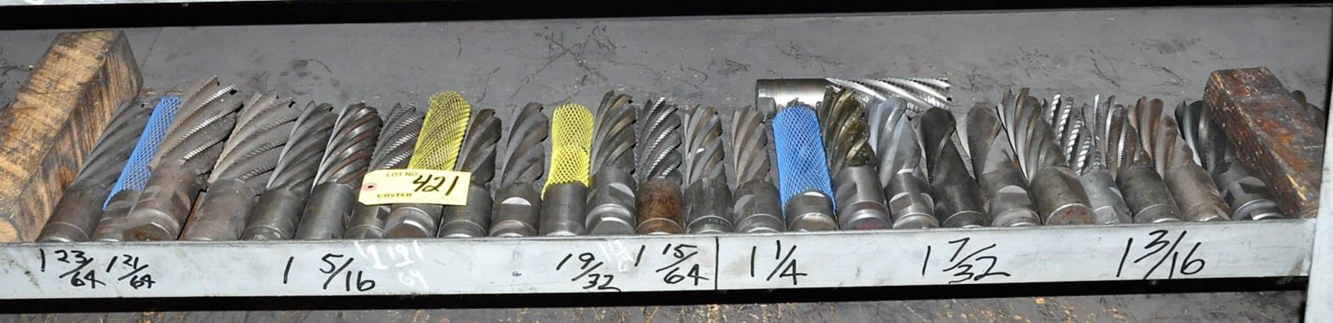 Lot of (26) Large End Mills in (1) Group