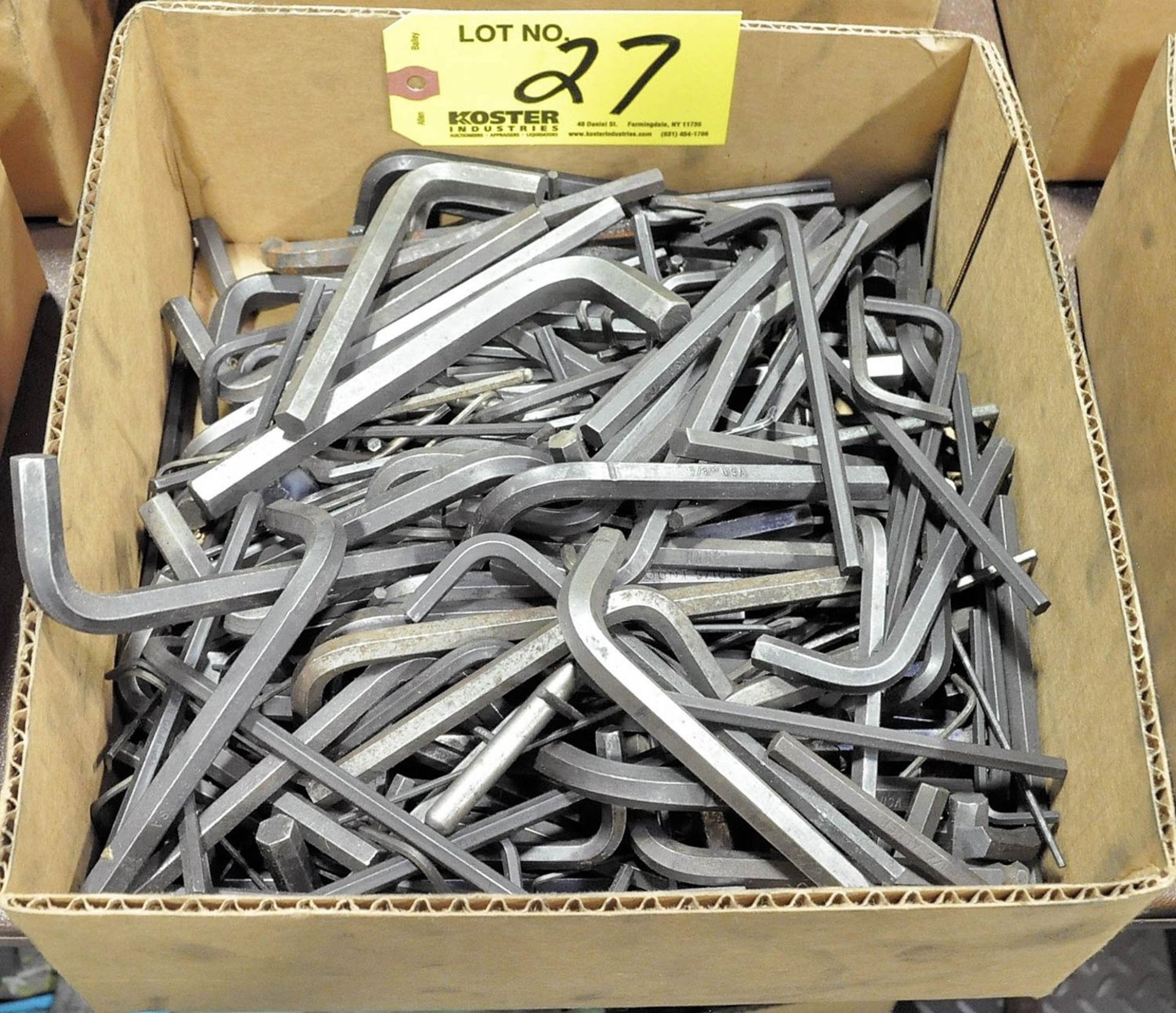 Lot of Allen Wrenches in Box