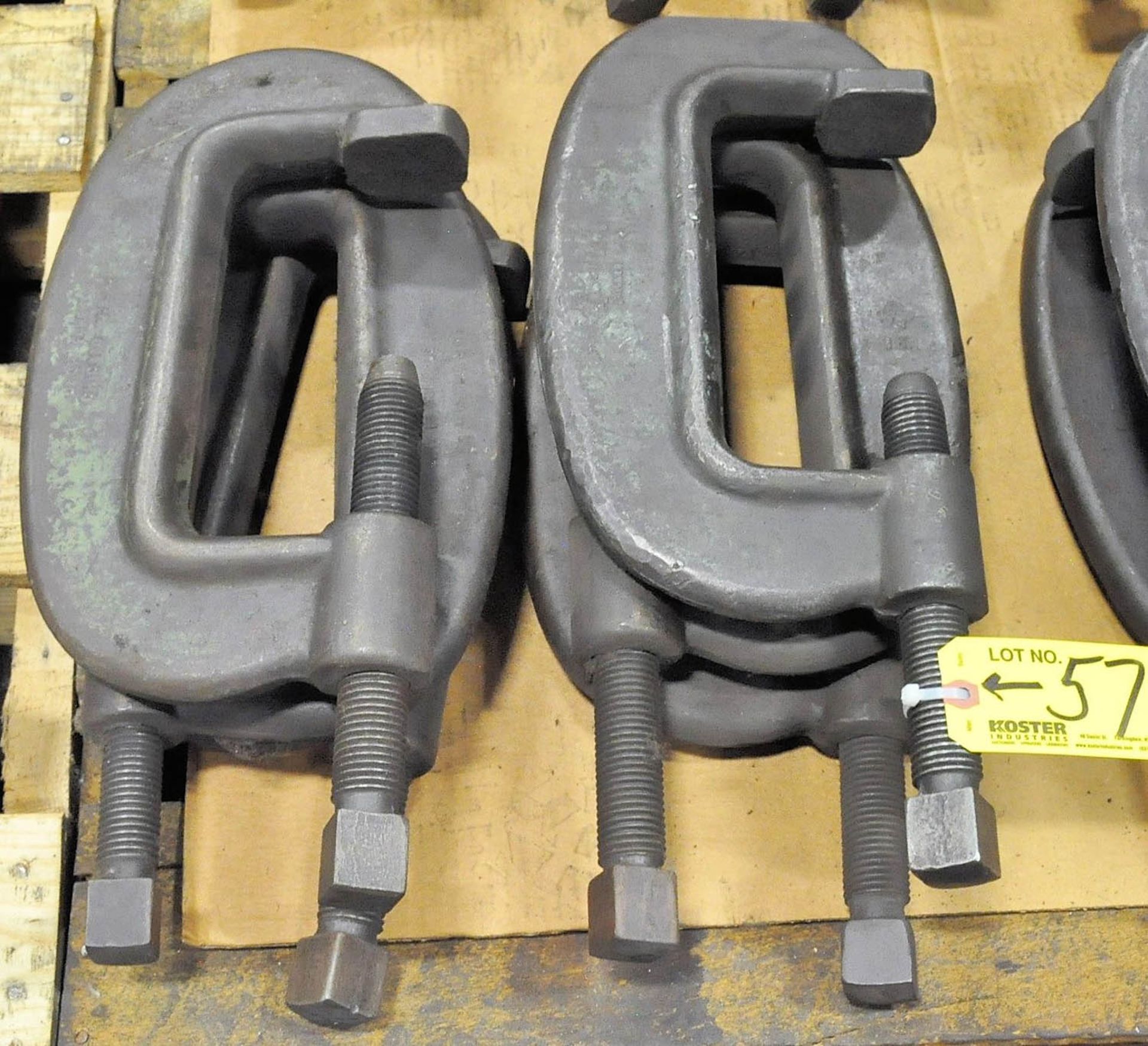 Lot of (6) 8" Die Clamps