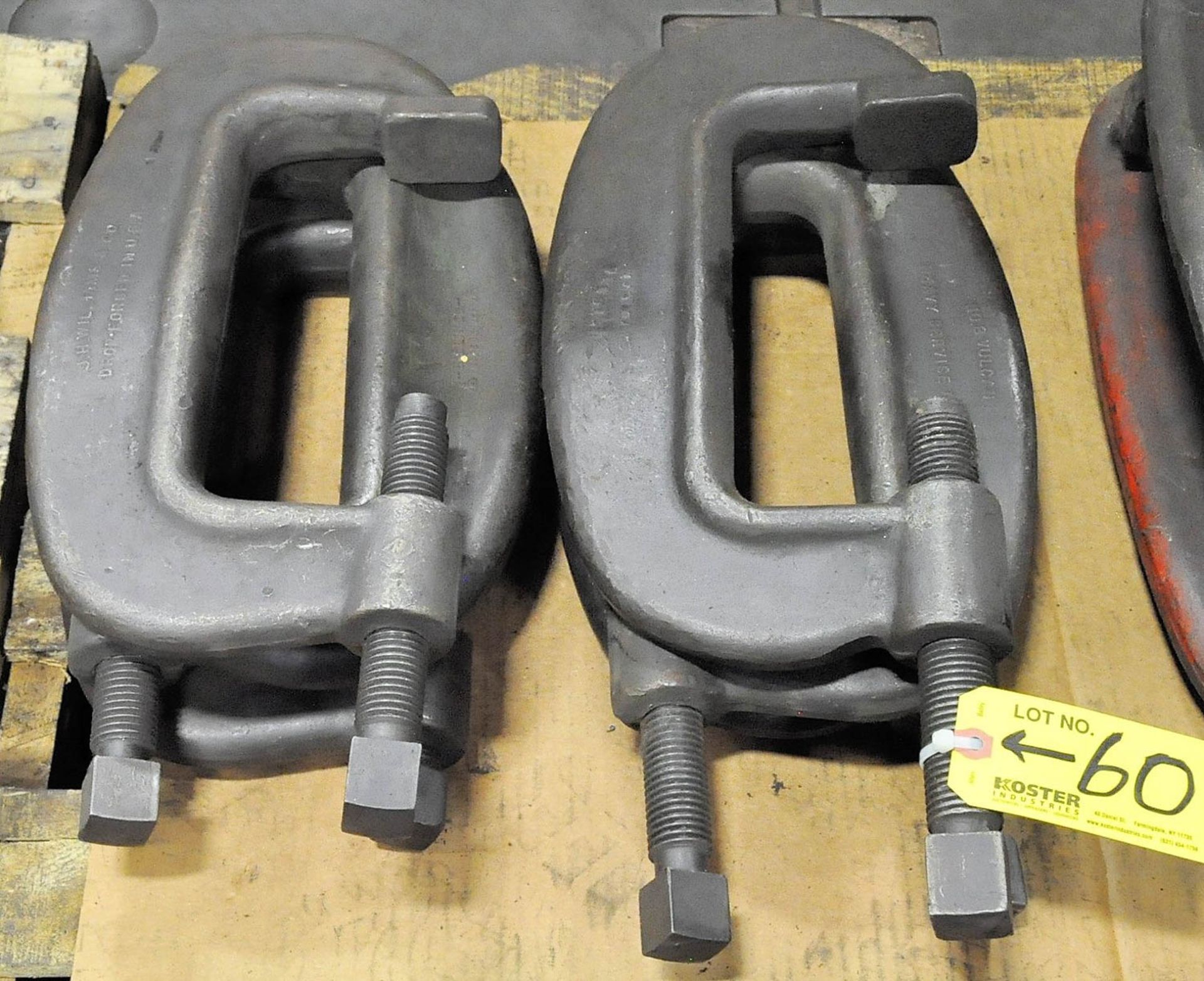 Lot of (6) 8" Die Clamps