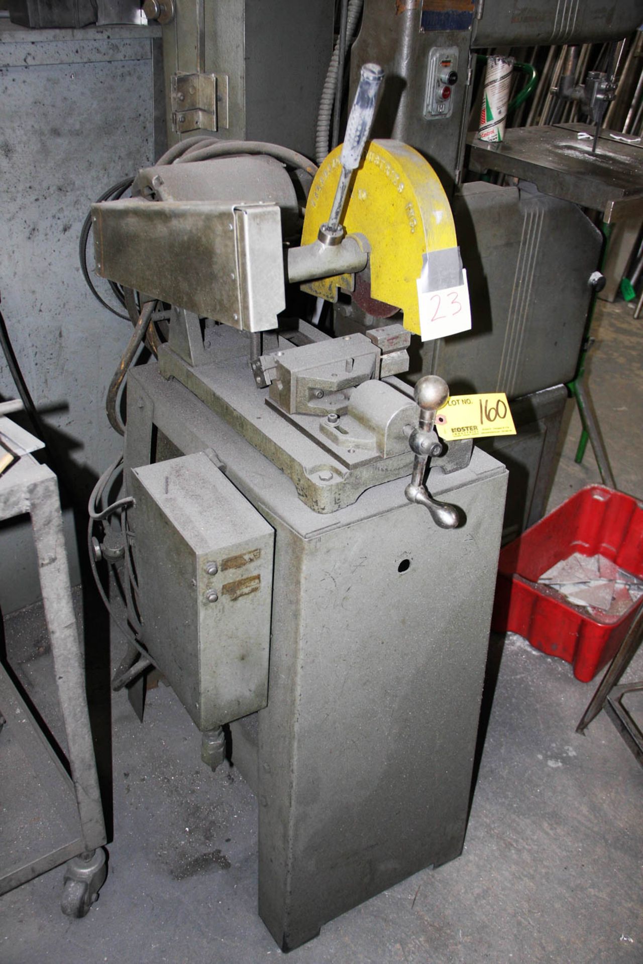 10" KALAMAZOO MDL. K10 CUTOFF SAW, STAND