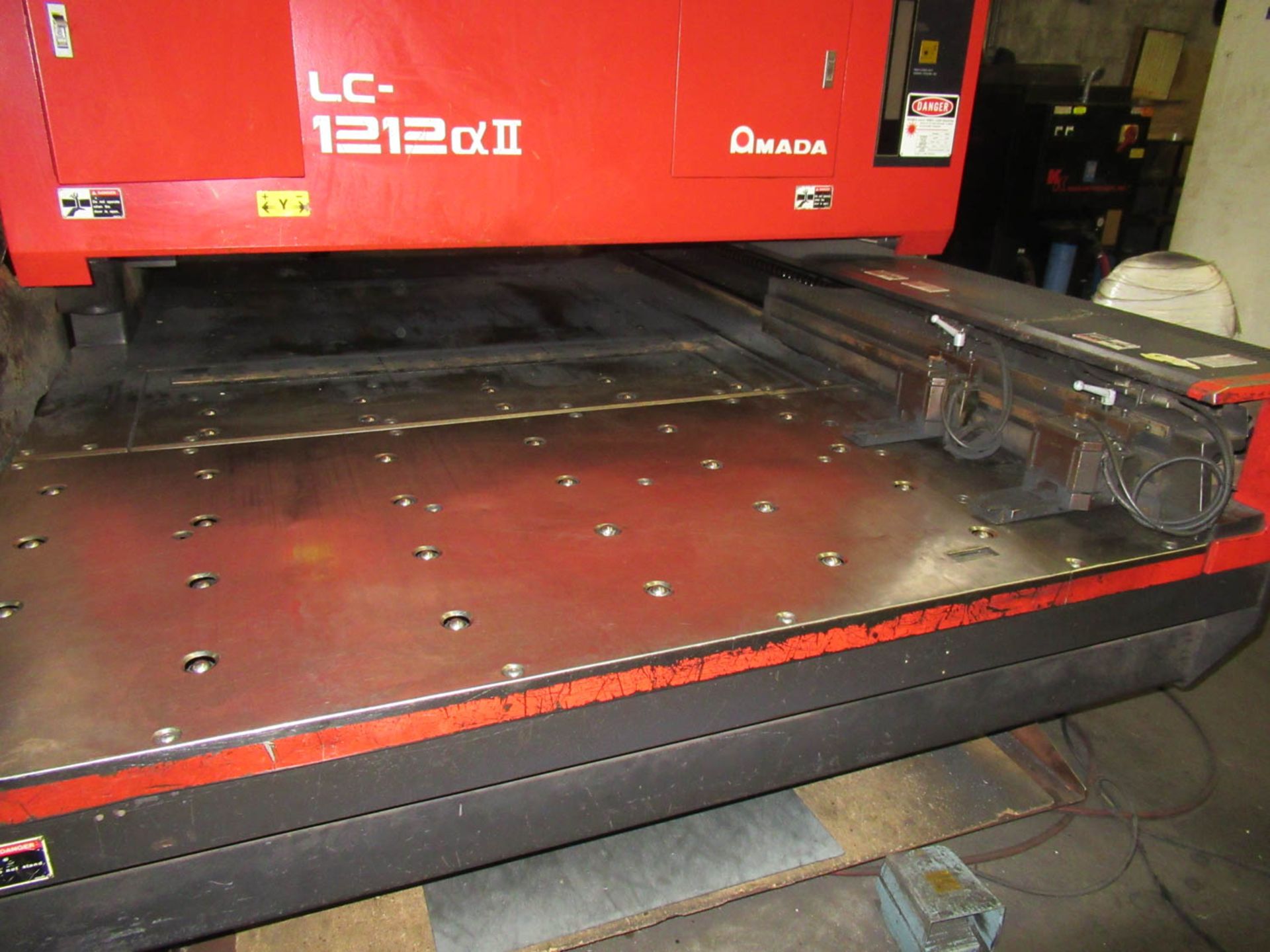 AMADA LASMAC MDL. LC1212A2 CNC PULSAR 1.5KW HYBRID LASER, WITH 49.2" X 49.2" TRAVEL, .375" MILD - Image 5 of 18