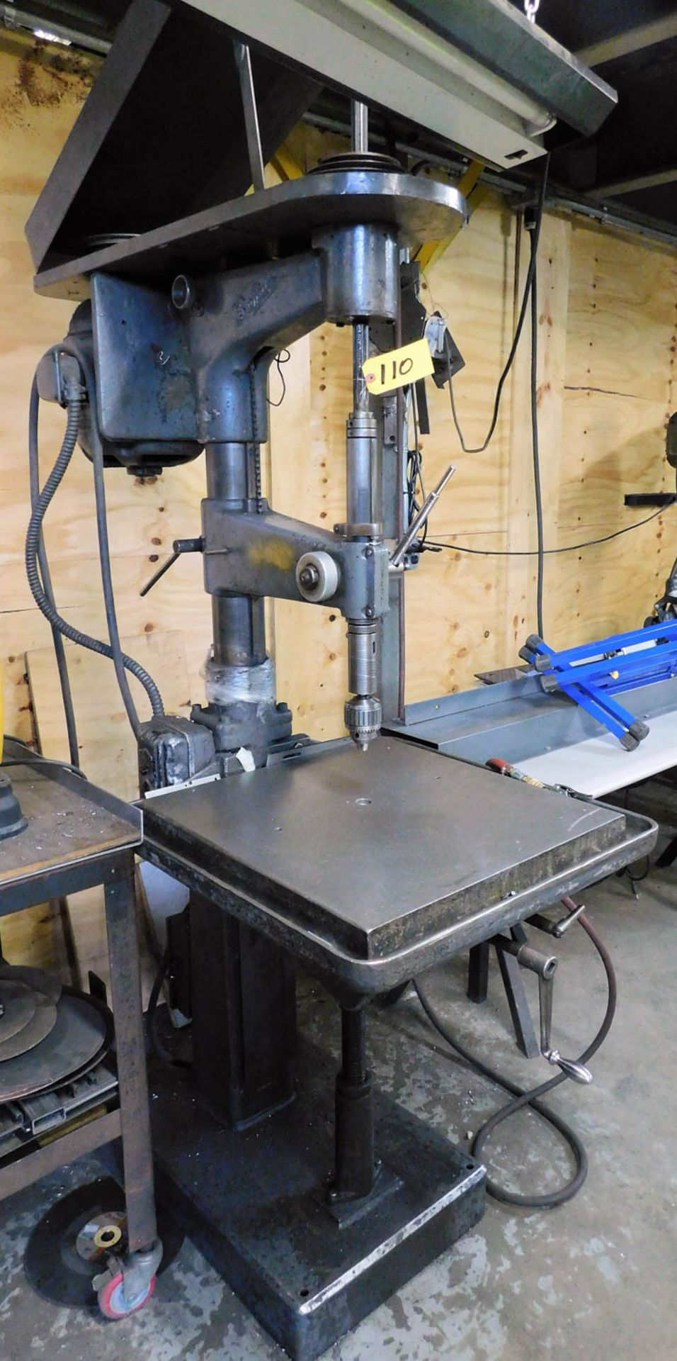 BUFFALO 24" FLOOR TYPE DRILL PRESS WITH 22" X 23" TABLE