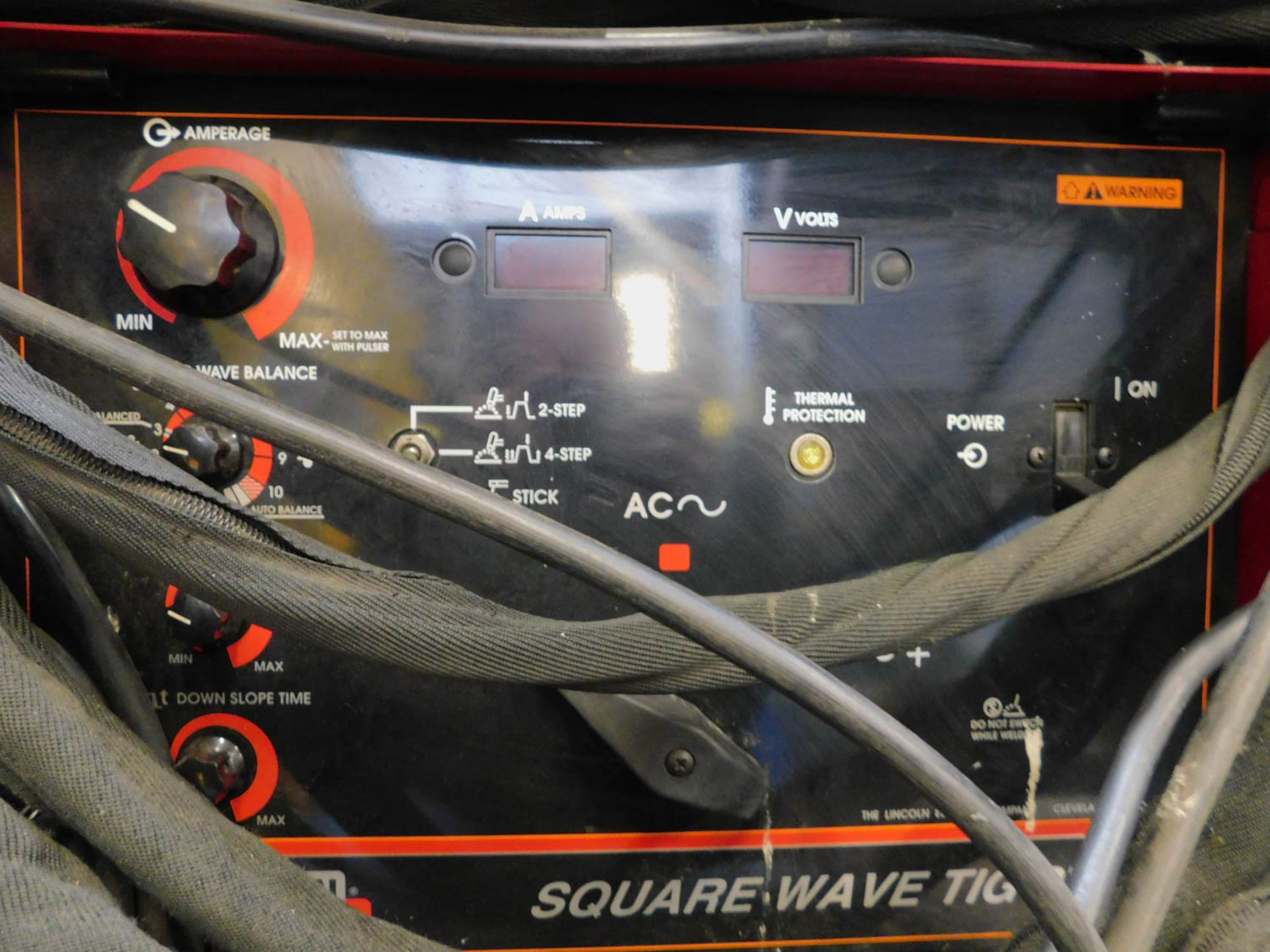 LINCOLN ELECTRIC SQUARE WAVE TIG 275, S/N: V1010701845 (NO TANK) - Image 2 of 2