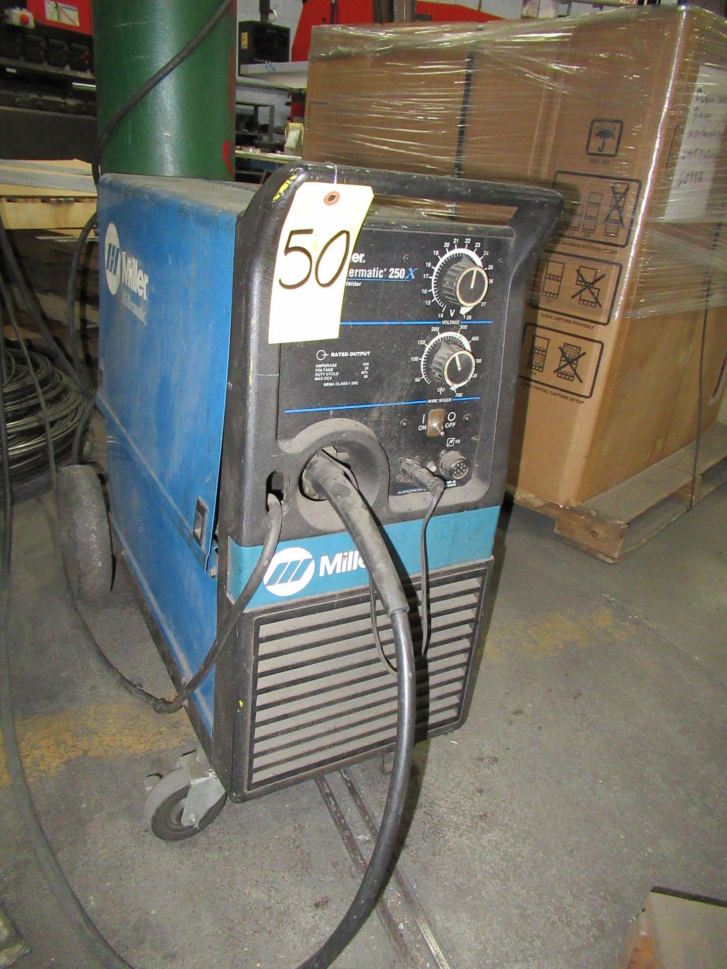 MILLER MDL. MILLERMATIC 250X 200-AMP MIG WELDER, S/N: KK113505 (NO TANK)