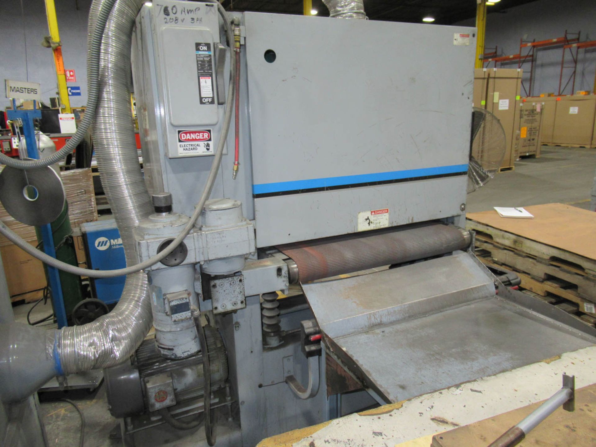 AEM MDL. 503-37 VERTICAL BELT SANDER, 10" ELEVATION ON TABLE, 20HP, TORIT DONALDSON DUST - Image 2 of 7