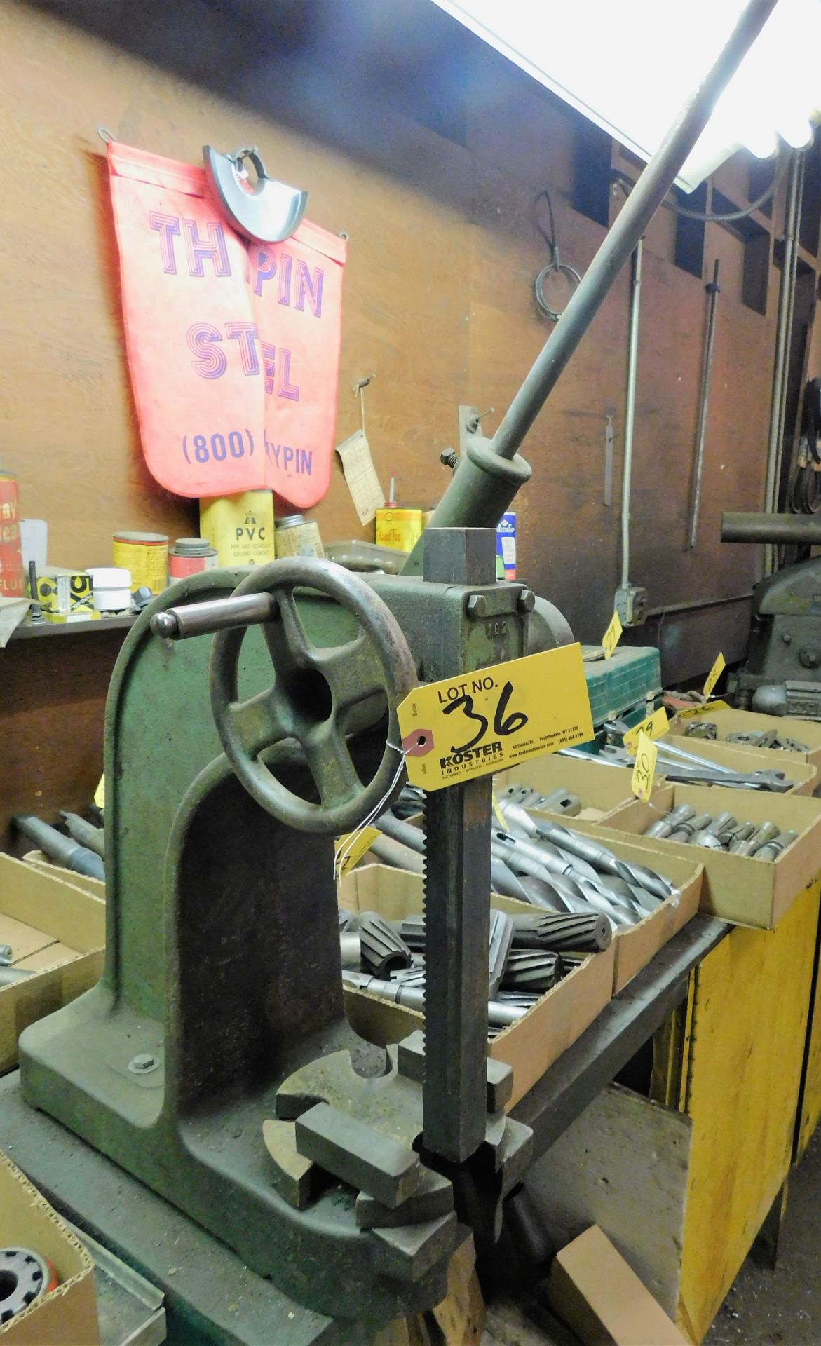 DAKE MDL. L-72 ARBOR PRESS