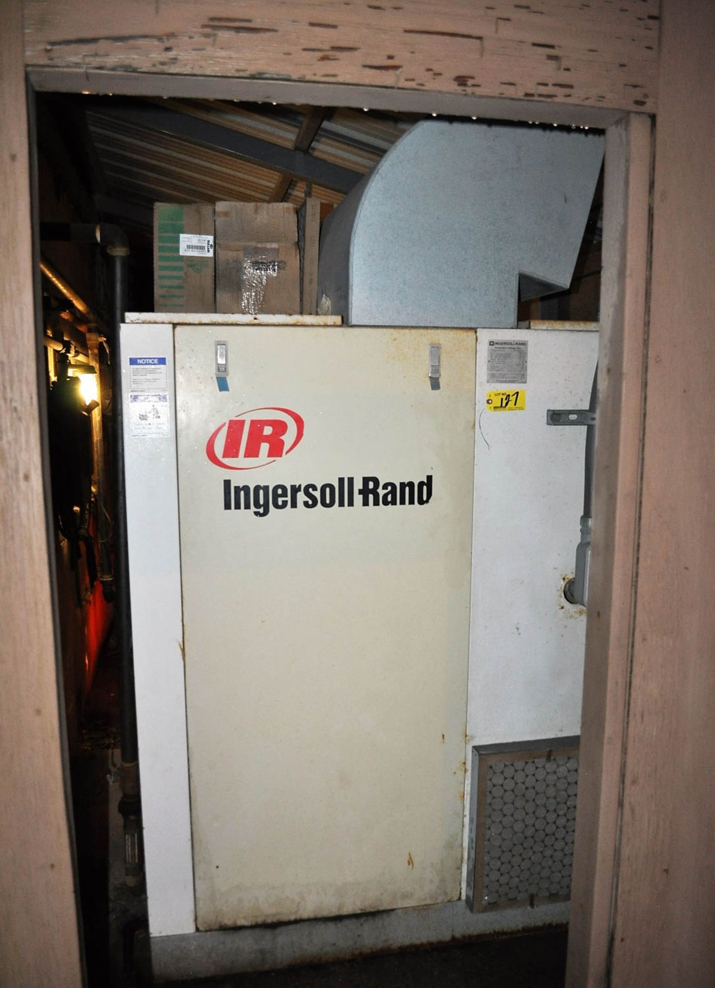 50HP INGERSOLL RAND MDL. SSR-EP50SE ROTARY SCREW TYPE AIR COMPRESSOR, WITH INTELLISYS TOUCH