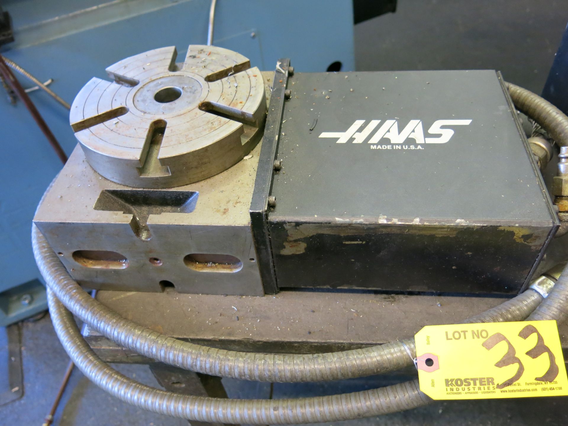 (1) HAAS 7" HRT-7 4TH AXIS ROTARY TABLE WITH HAAS SERVO CONTROLS - Image 2 of 3