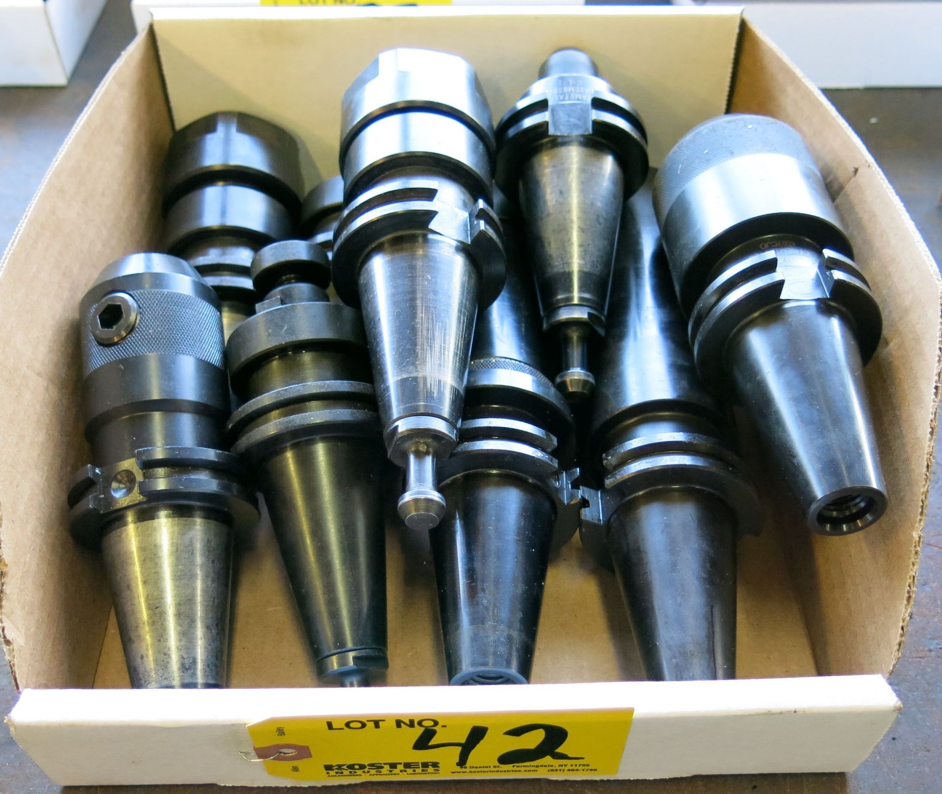 (10) CAT 40 TOOL HOLDERS