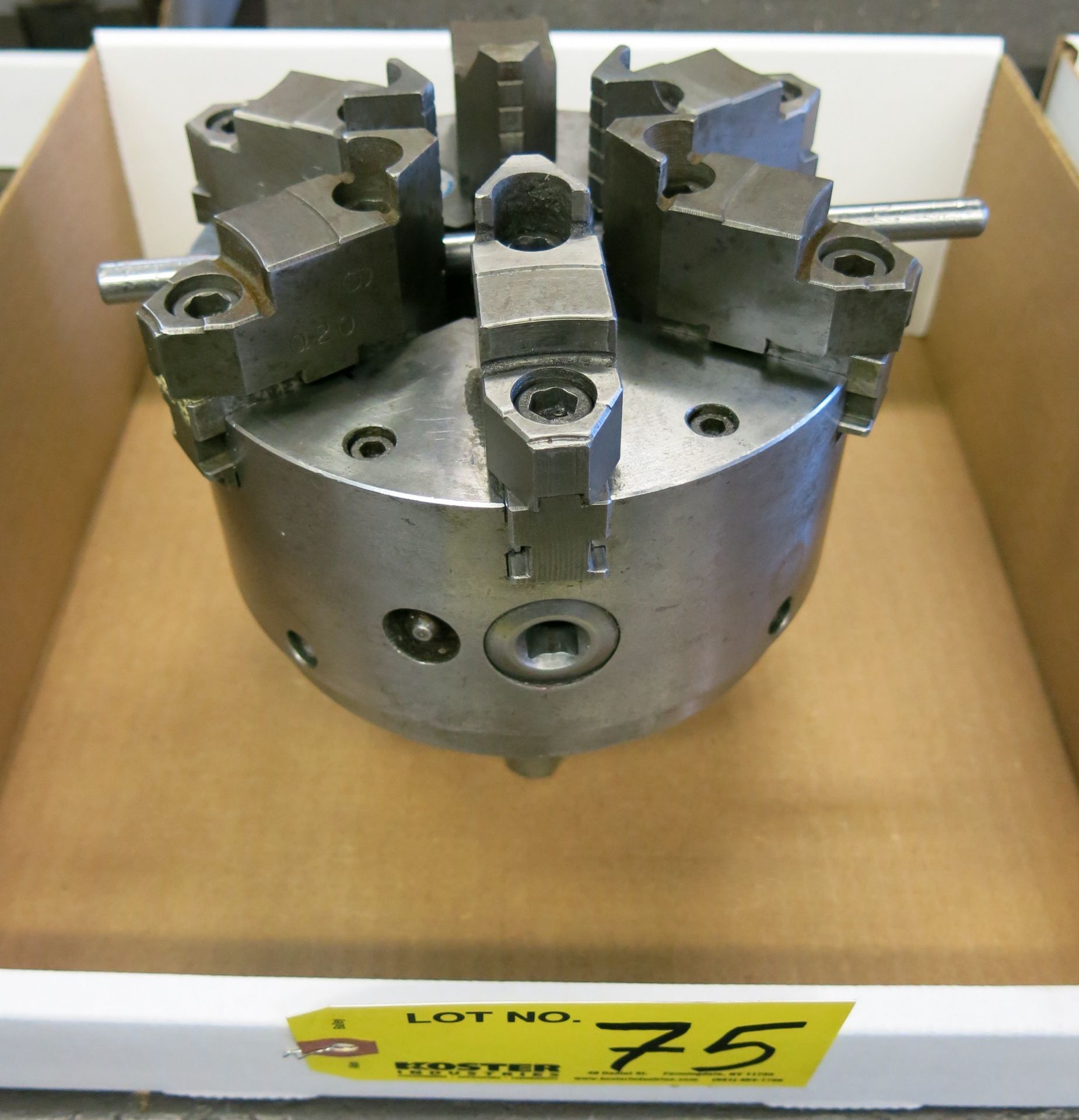 (1) PRATT BURNERD APPROXIMATELY 6-1/2" 6-JAW CHUCK - Image 2 of 2