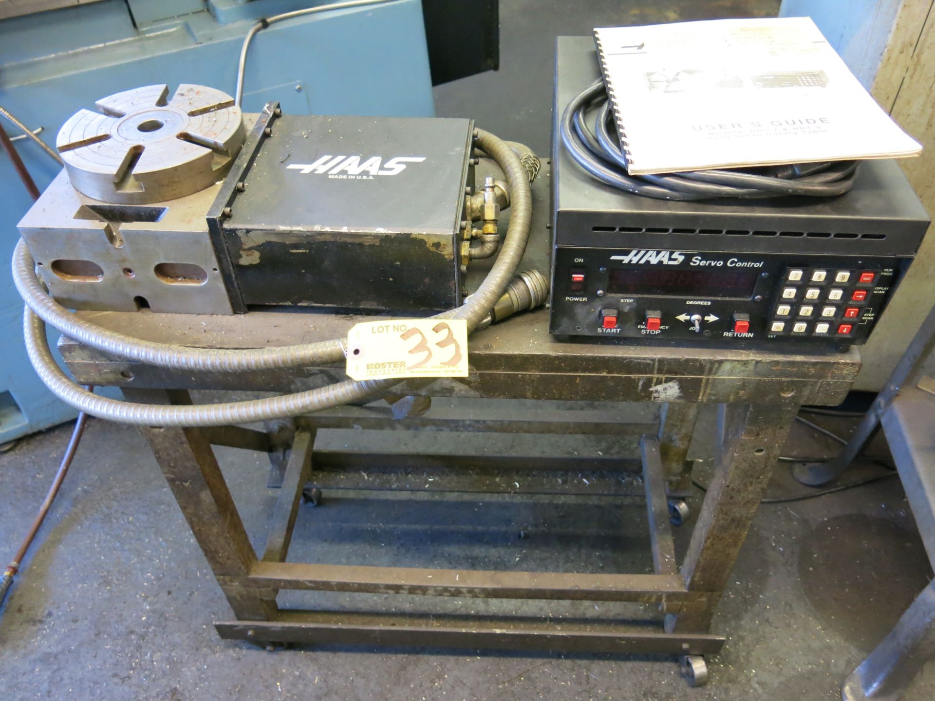 (1) HAAS 7" HRT-7 4TH AXIS ROTARY TABLE WITH HAAS SERVO CONTROLS