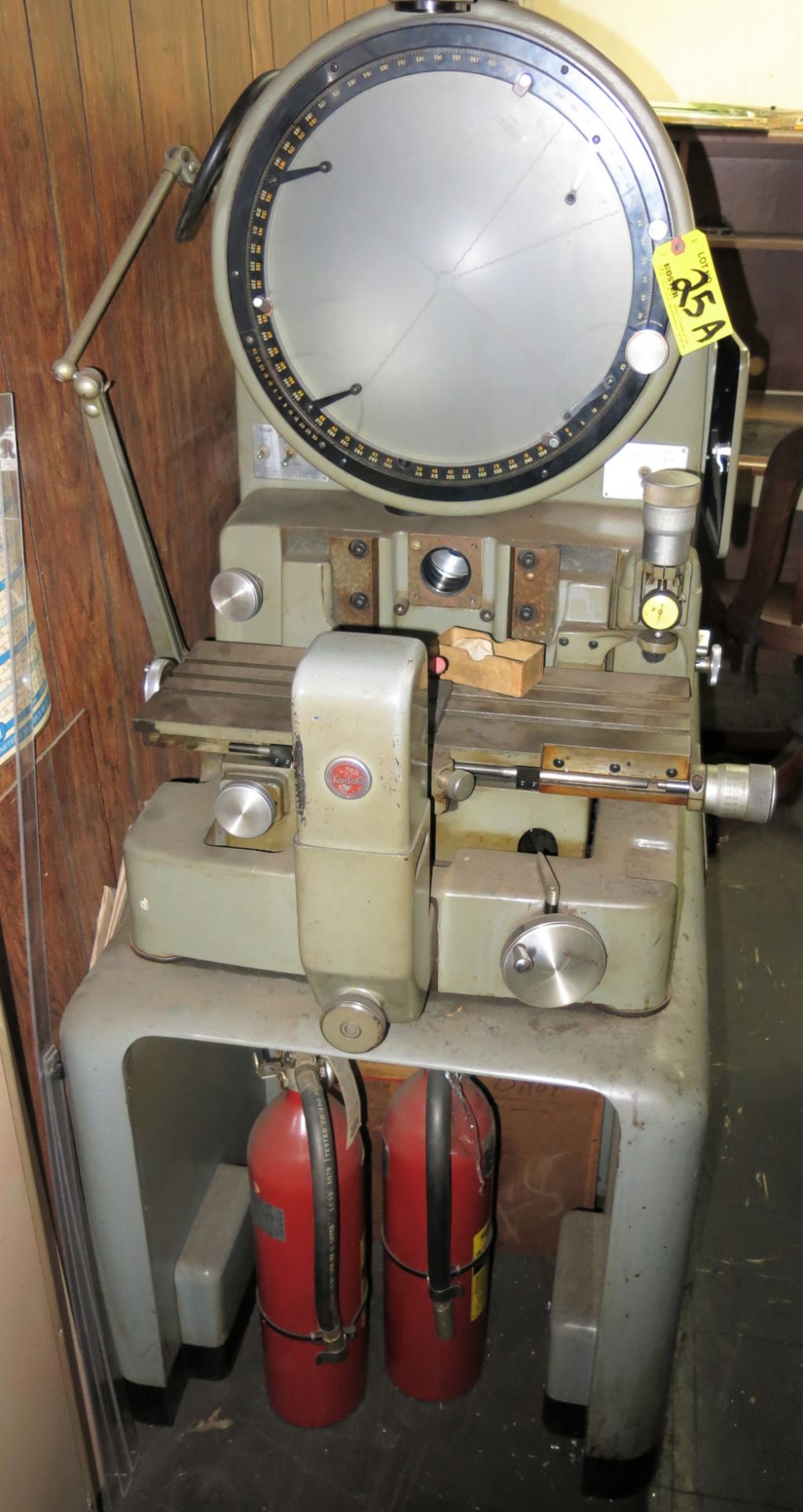 (1) KODAK MDL. 74-2A OPTICAL COMPARATOR WITH 10X,20X,50X, 100X LENSES, BULBS, AND FIXTURES
